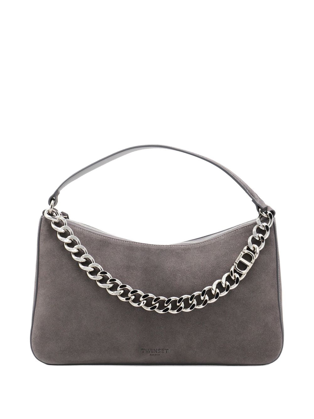 TWIN-SET Stylish Handbag with Chain Detail and Zip Fastening