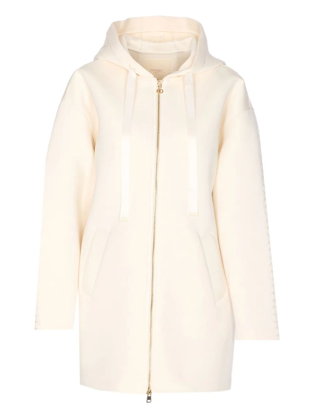 TWIN-SET Women's Luxe Zip-Up Jacket