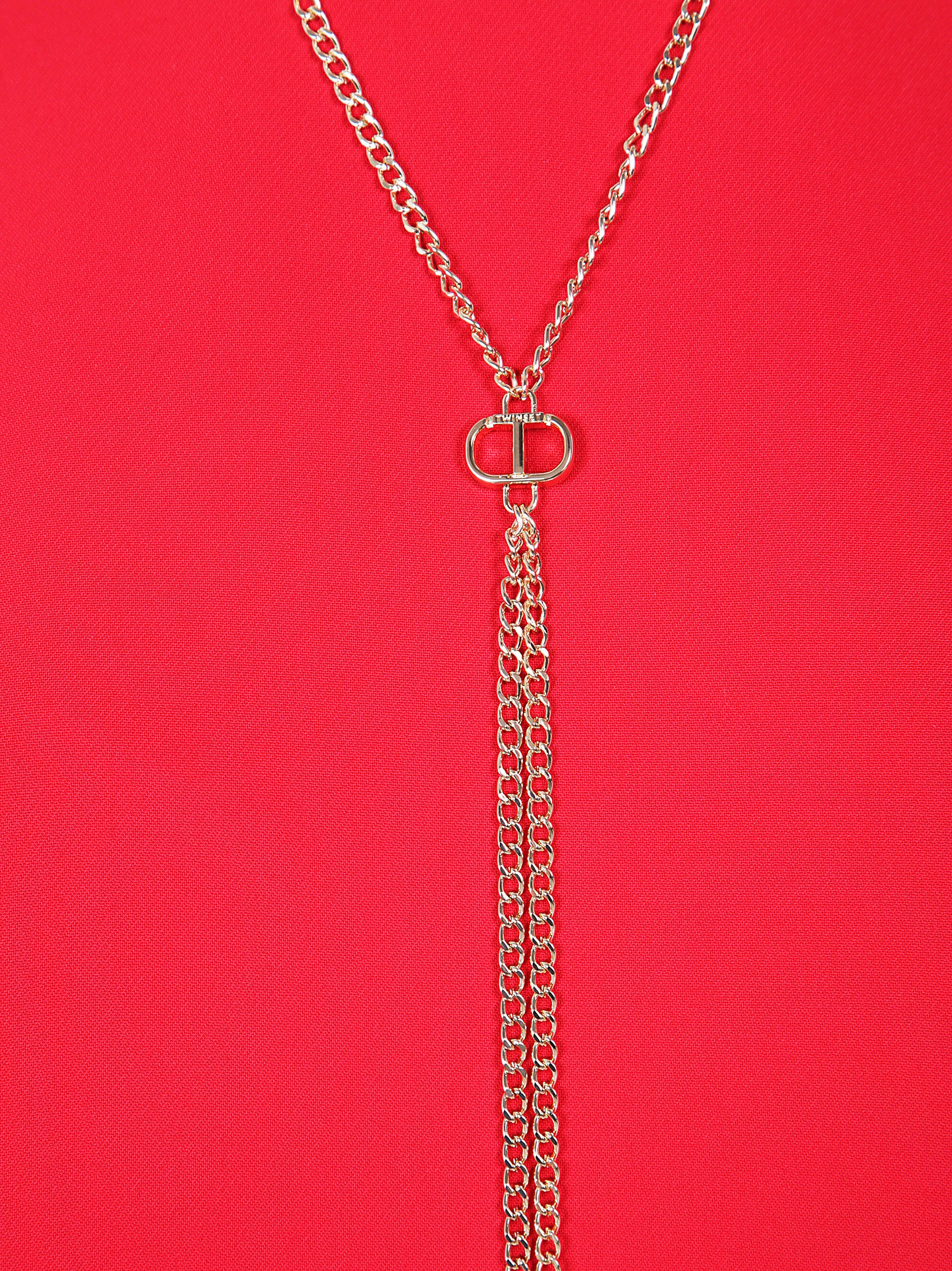 TWIN-SET Elegant Midi Dress for Women