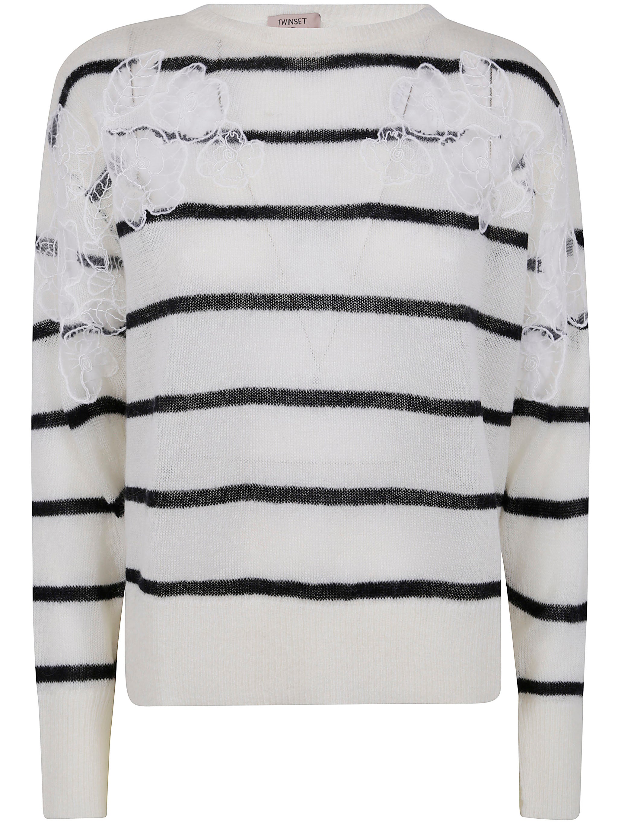 TWIN-SET Striped Sweater for Women - FW25 Collection