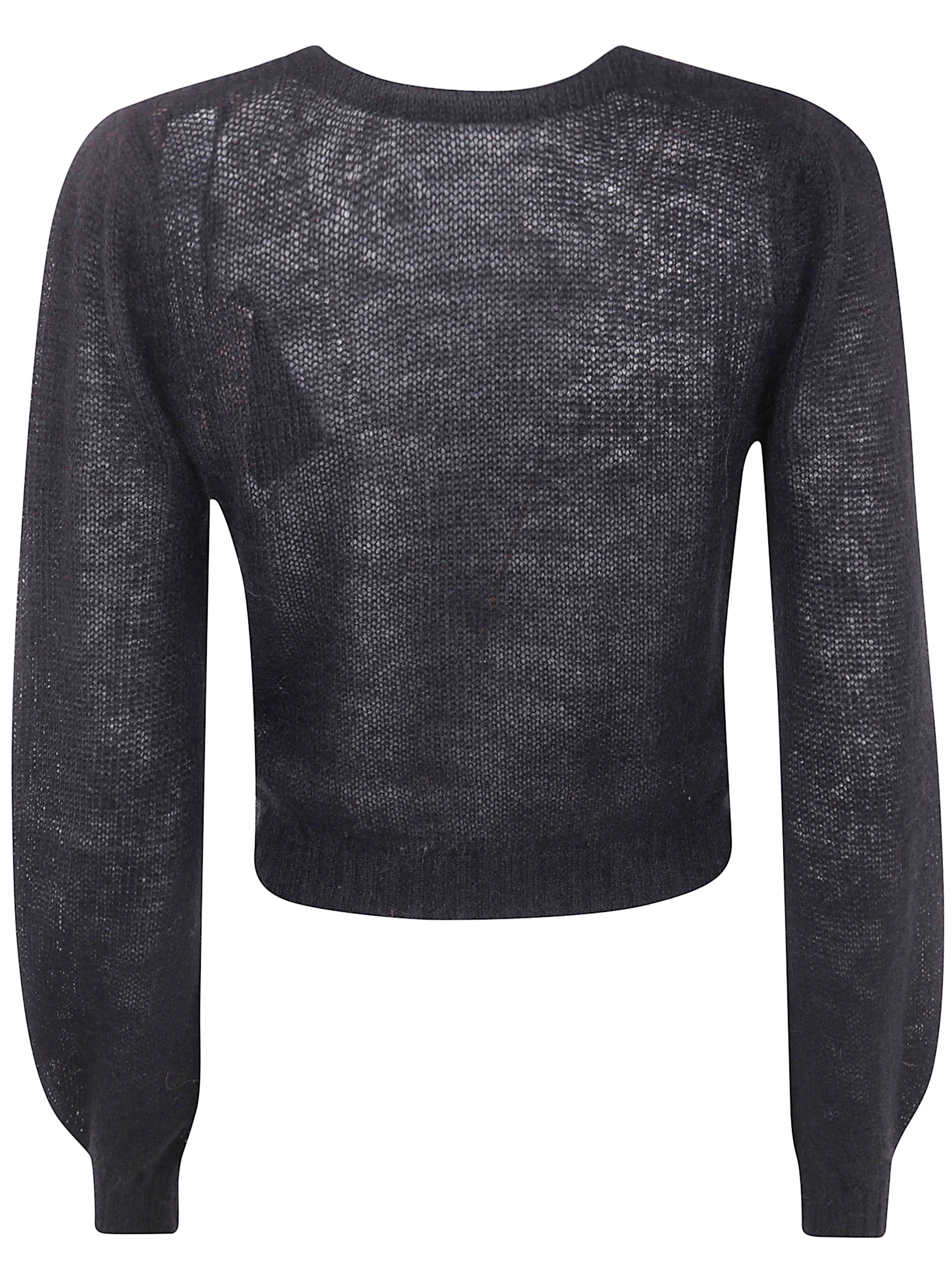 TWIN-SET Long Sleeve Knit Sweater