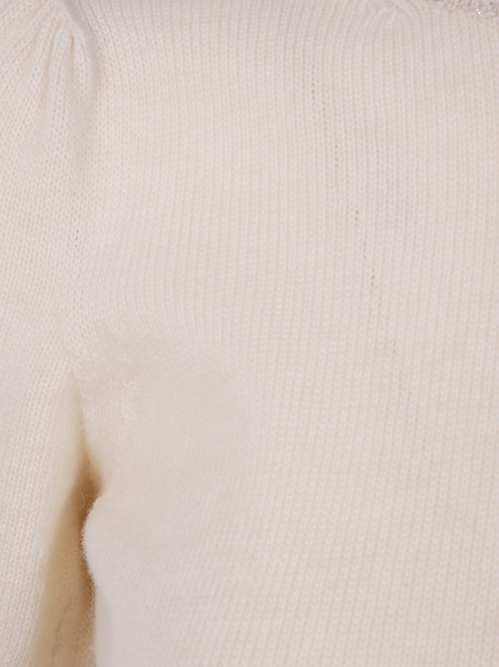 TWIN-SET Metallic Round Neck Sweater for Women