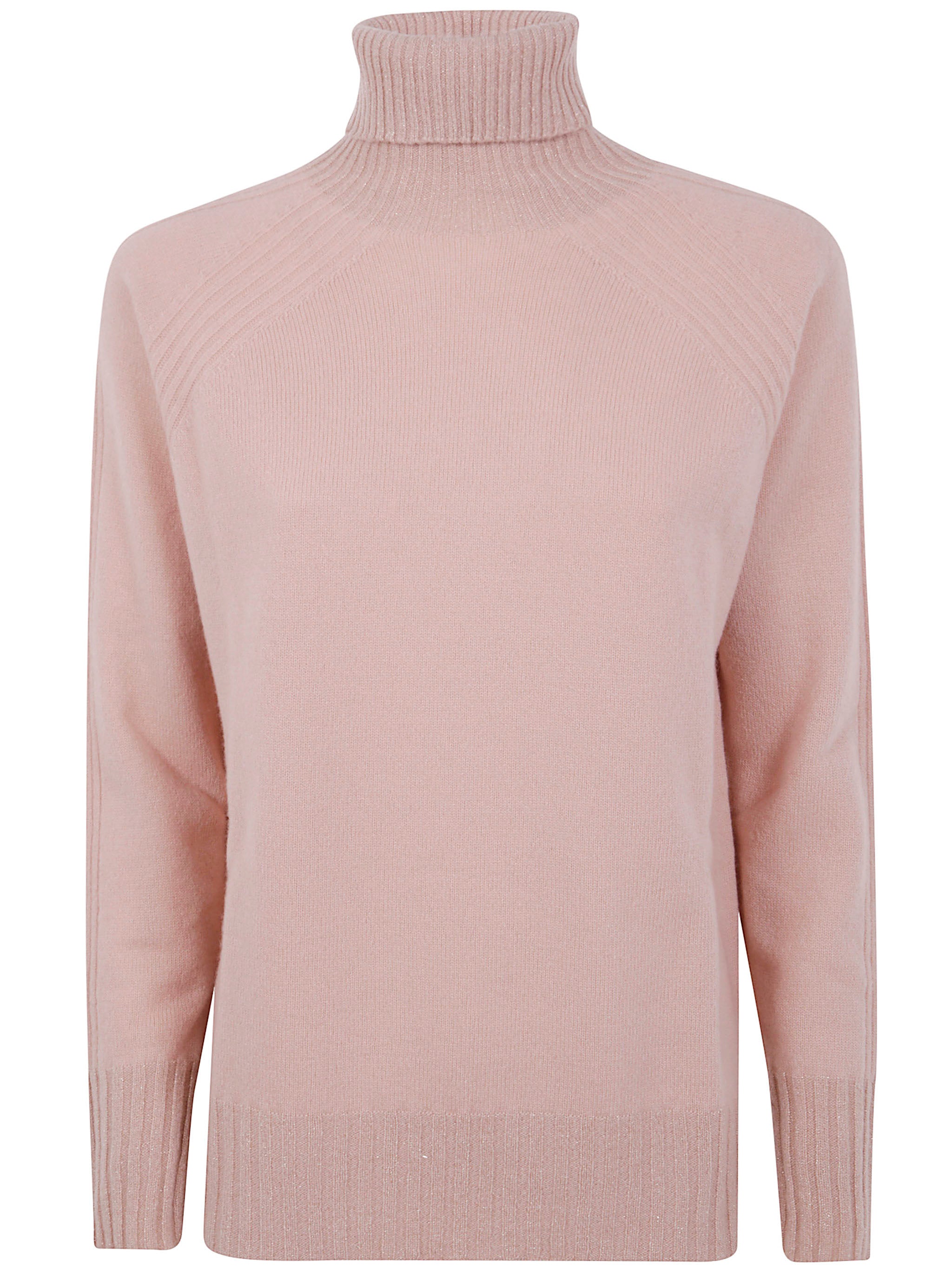 TWIN-SET Oversized Turtle Neck Sweater