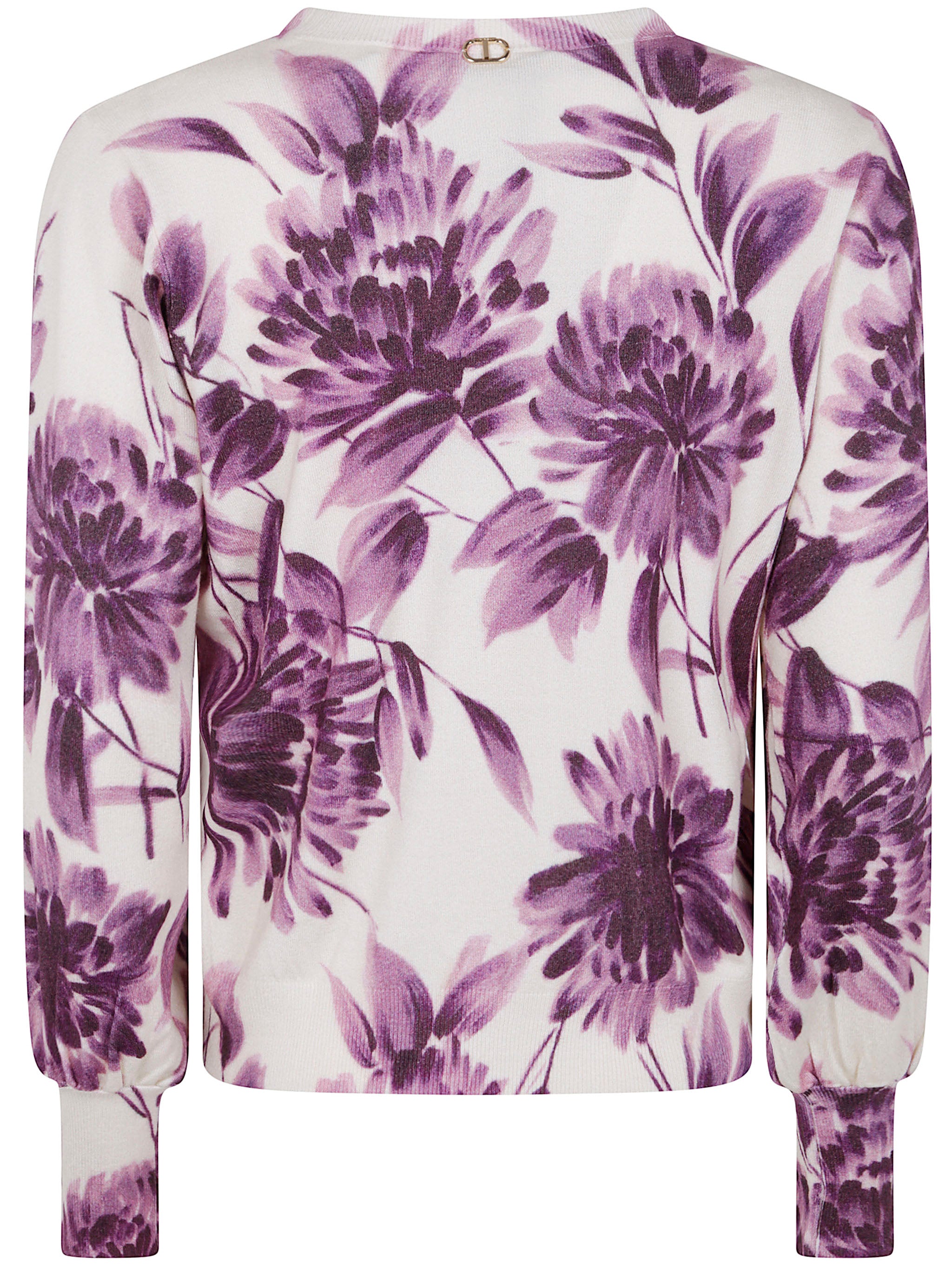 TWIN-SET Round Neck Mini Sweater for Women