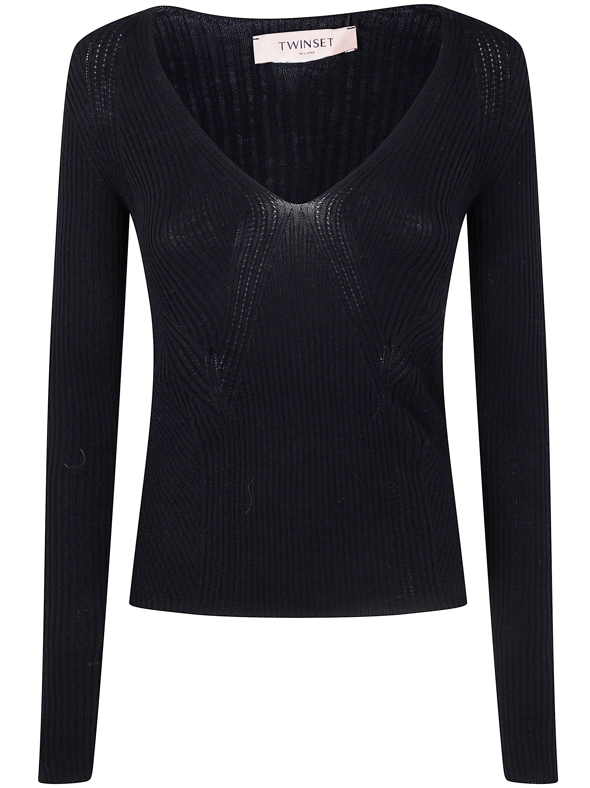 TWIN-SET Classic Round Neck Sweater for Women - FW25