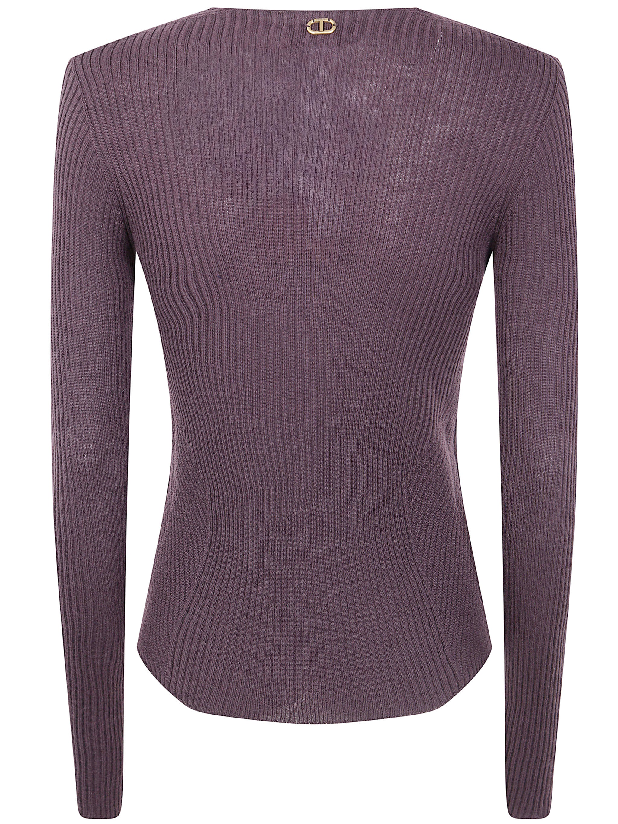 TWIN-SET Classic Round Neck Sweater for Women