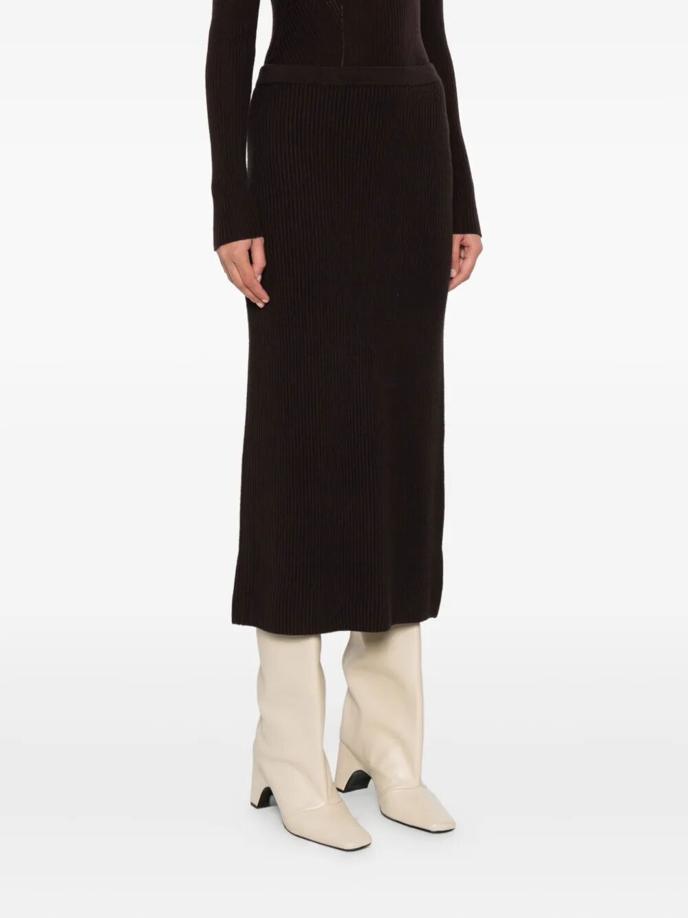 TWIN-SET Chic Midi Skirt for Women