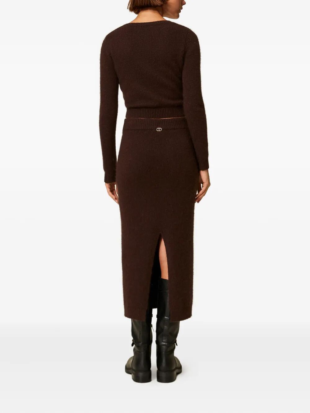 TWIN-SET Chic Midi Skirt for Women