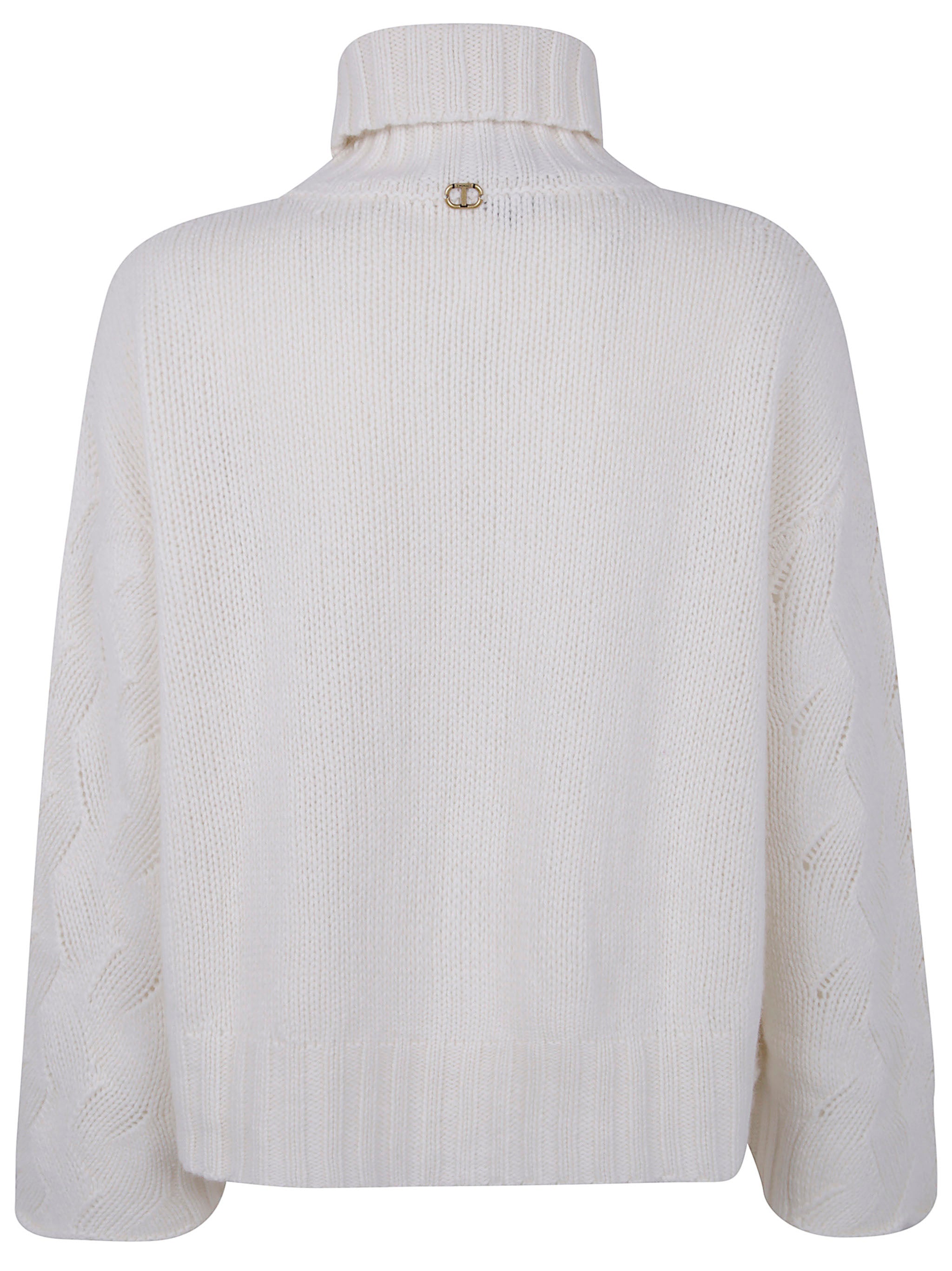 TWIN-SET Women's Round Neck Sweater - Fall/Winter 2025