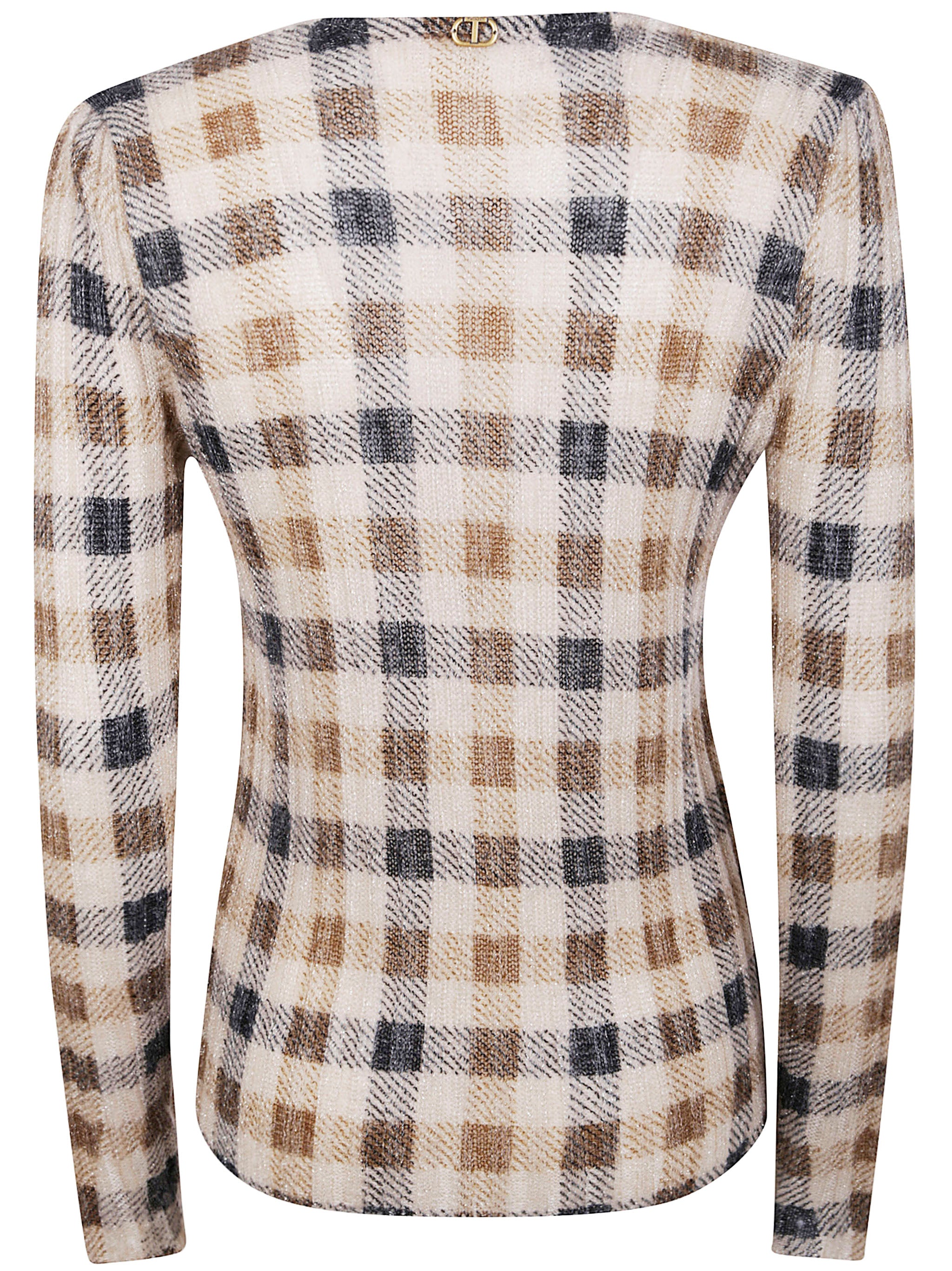 TWIN-SET Stylish Round Neck Sweater for Women - Fall/Winter 2025