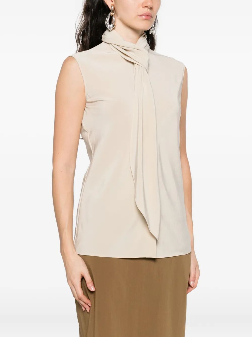 ALBERTA FERRETI Elegant Women's Elastan Top