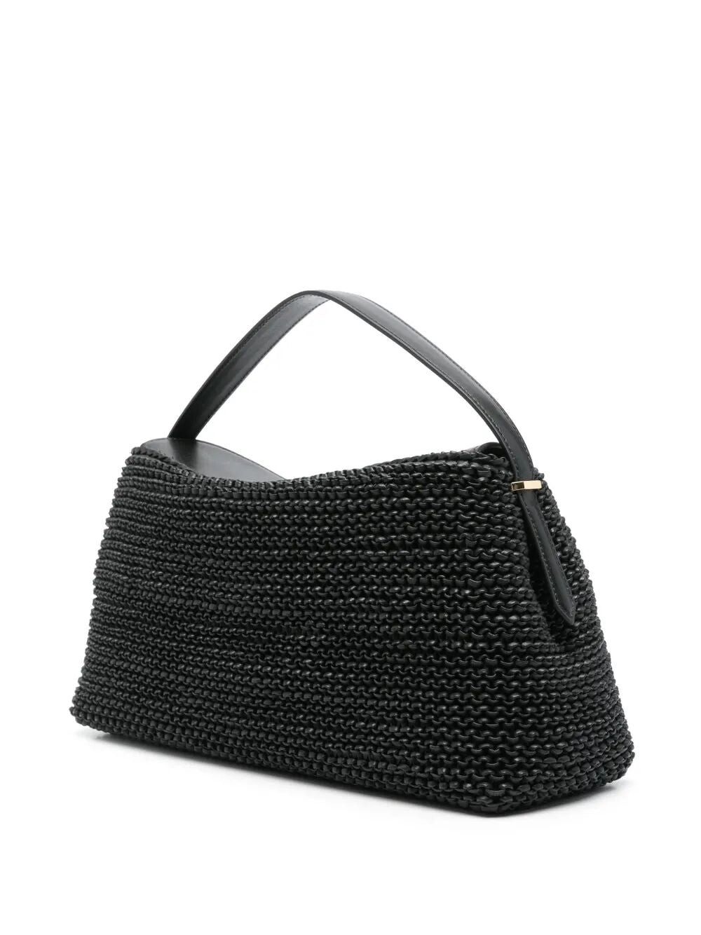TOTEME Woven Leather Top Handle Handbag