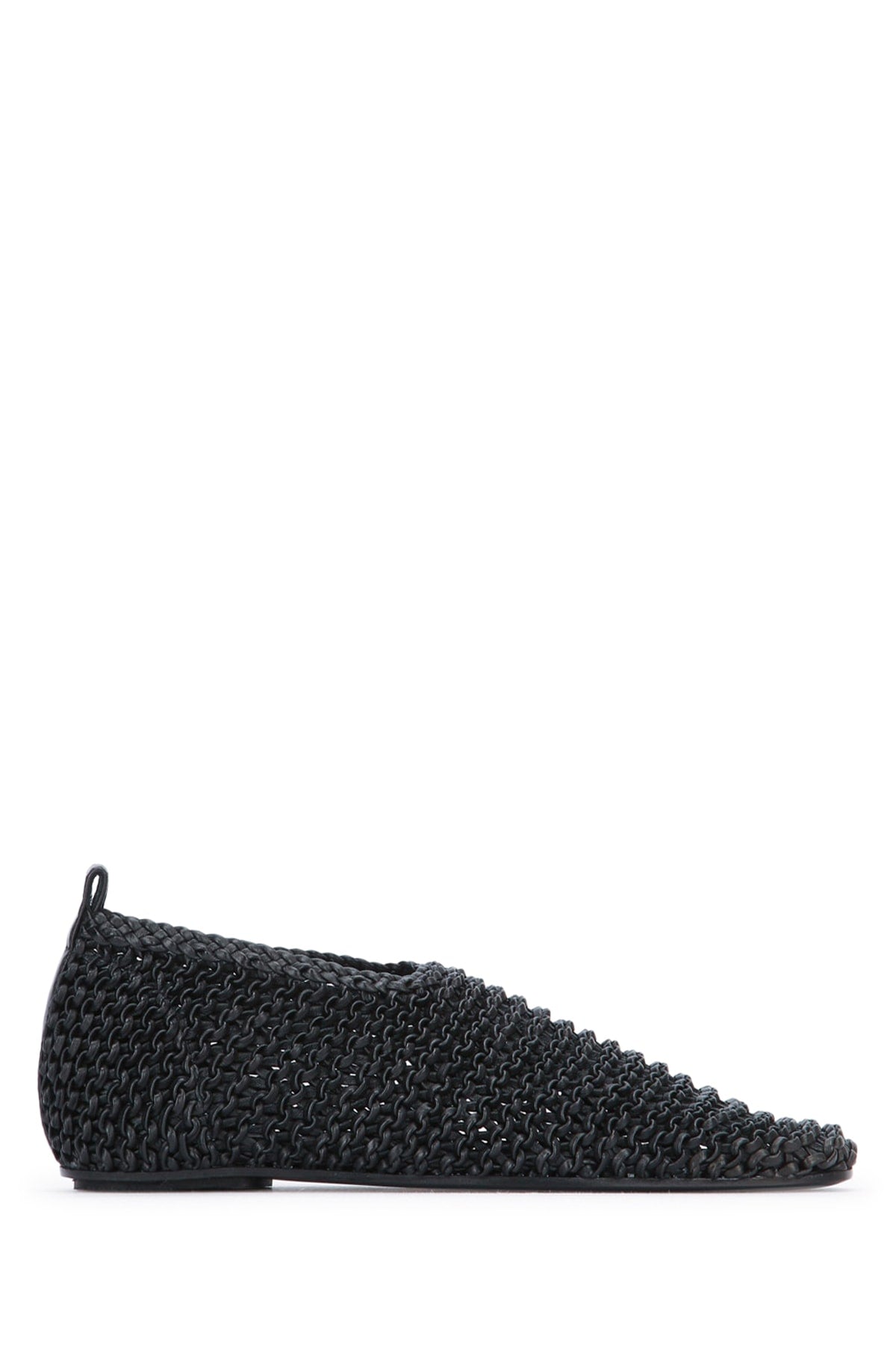 TOTEME Woven Leather Ballerina Flats