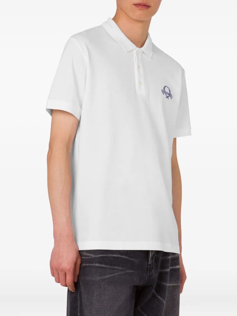 MOSCHINO COUTURE Cotton Polo Shirt for Men - FW25 Collection