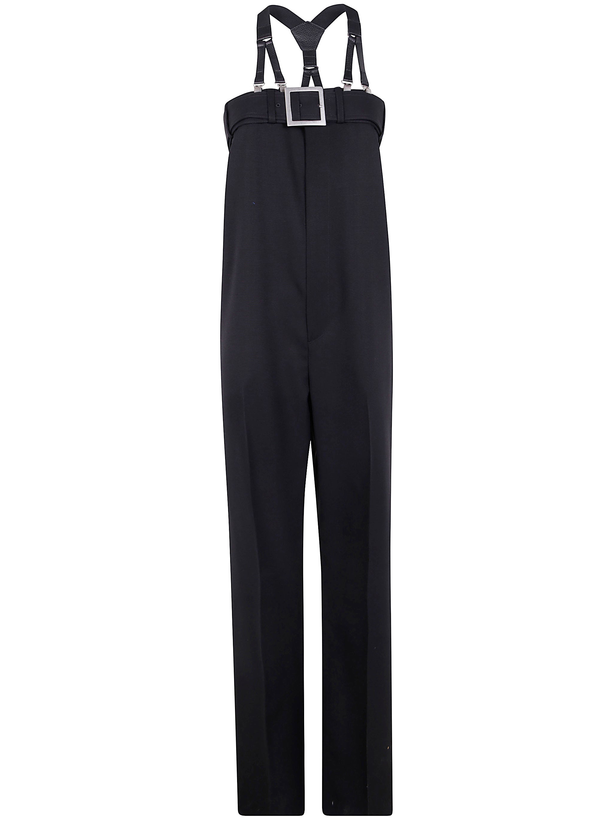 JEAN PAUL GAULTIER Wool Tailored Overall with Suspender for Women
