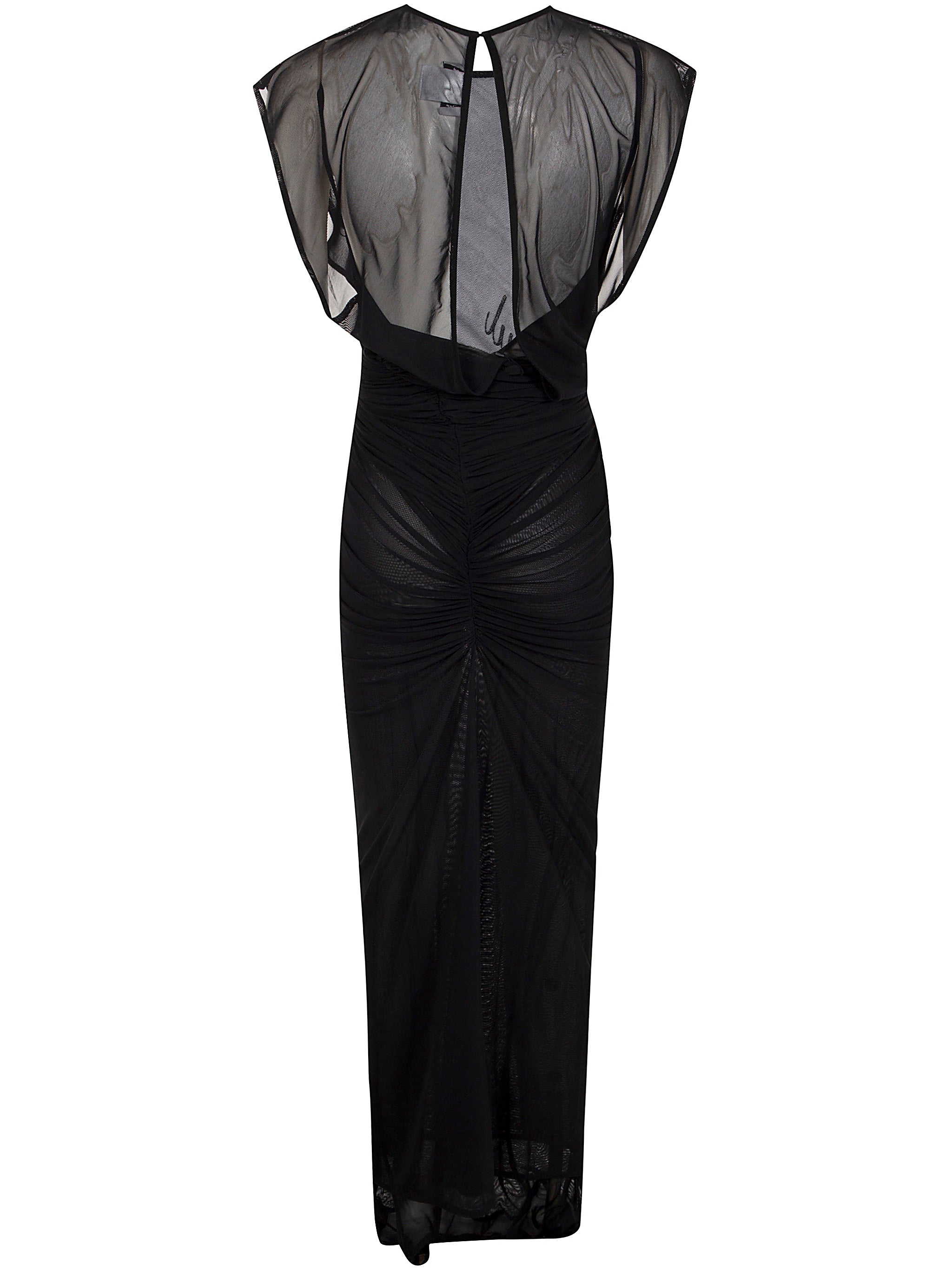 JEAN PAUL GAULTIER Mesh Open Back Sleeveless Mini Dress