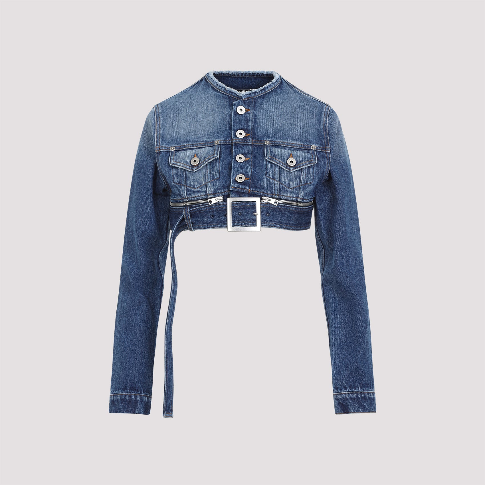 JEAN PAUL GAULTIER Super Cropped Denim Jacket
