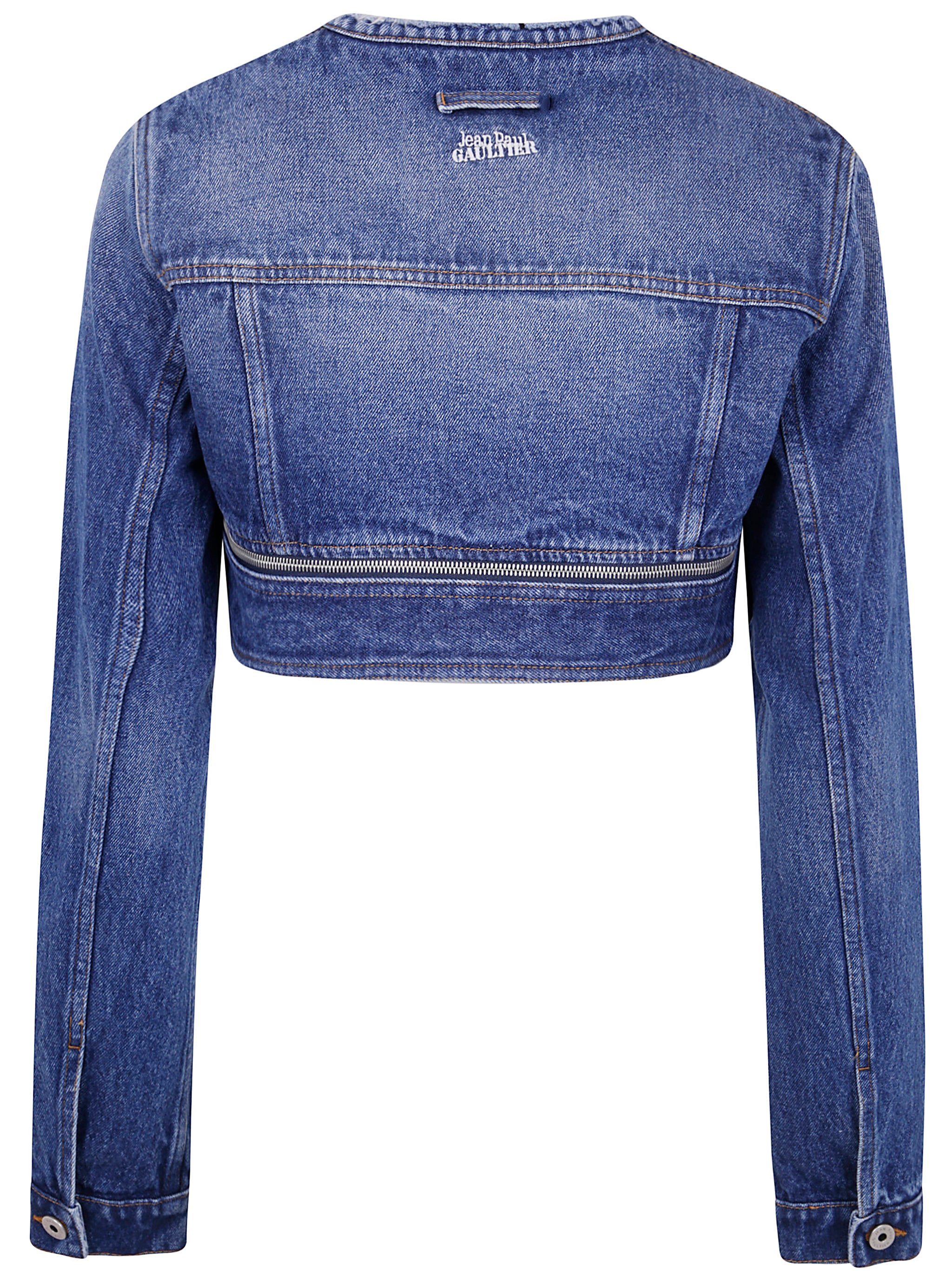 JEAN PAUL GAULTIER Super Cropped Denim Jacket