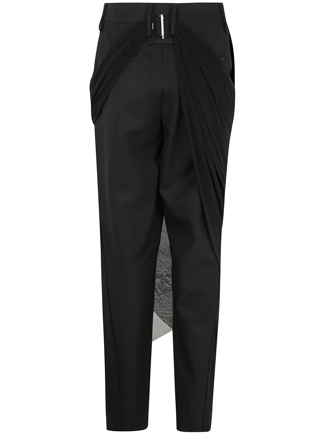JEAN PAUL GAULTIER Tailored Pant with Mesh Sarong