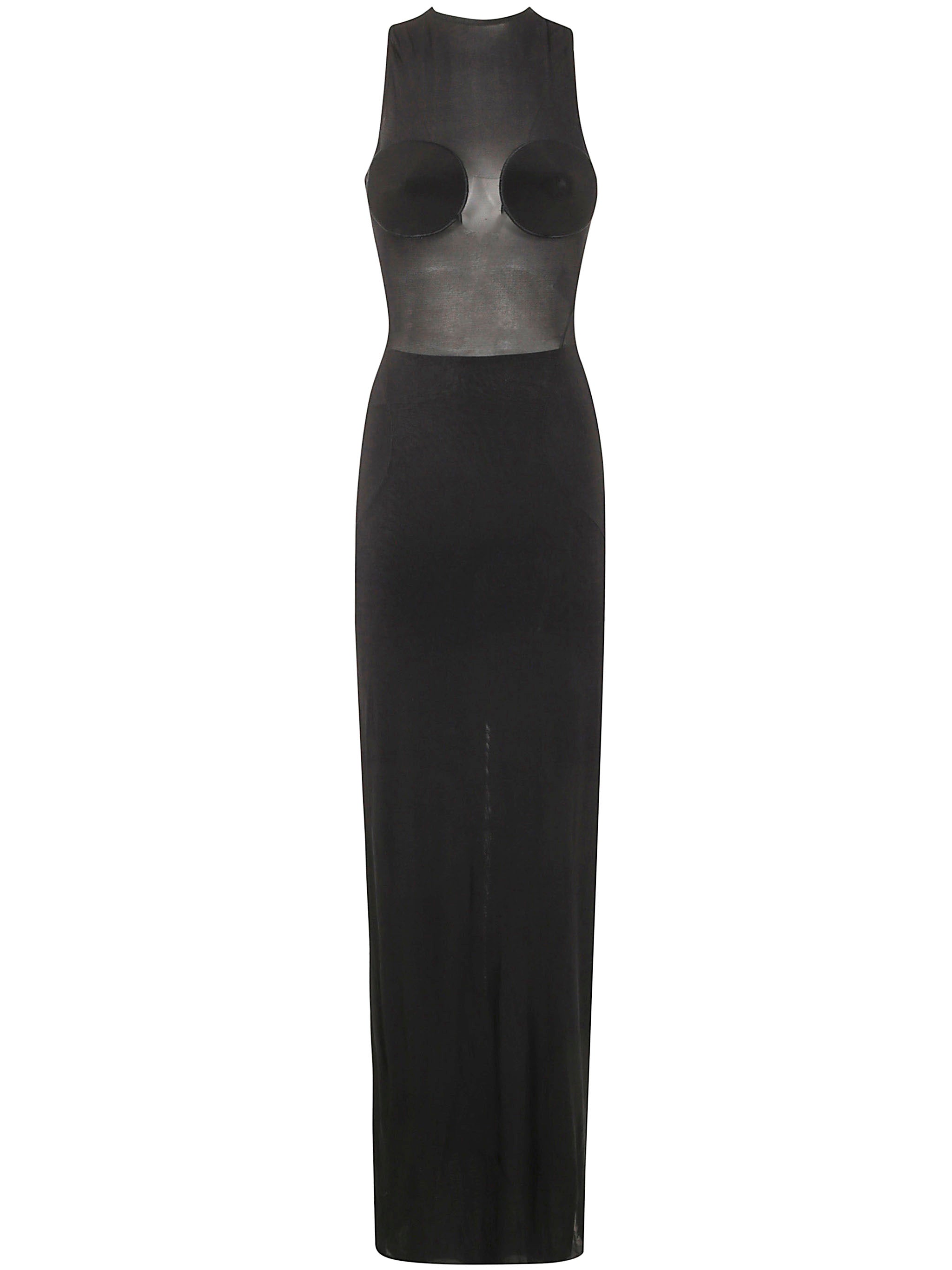 JEAN PAUL GAULTIER Light T-Shirt Long Dress with Covered Cup Detail