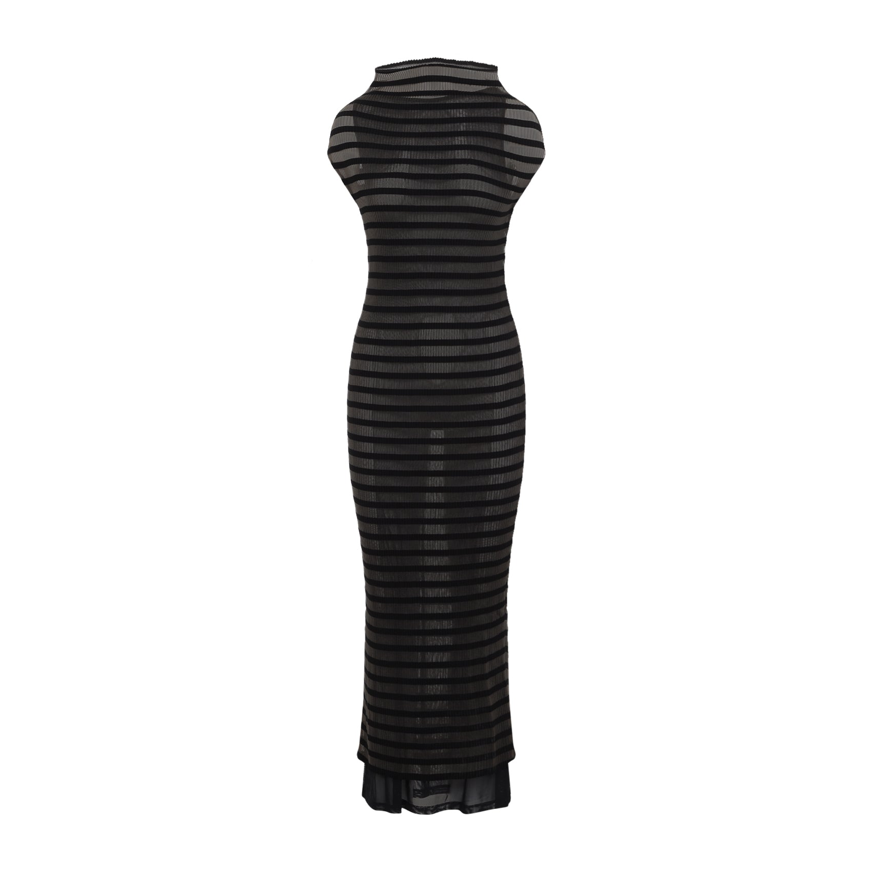 JEAN PAUL GAULTIER Classic Striped Long Dress