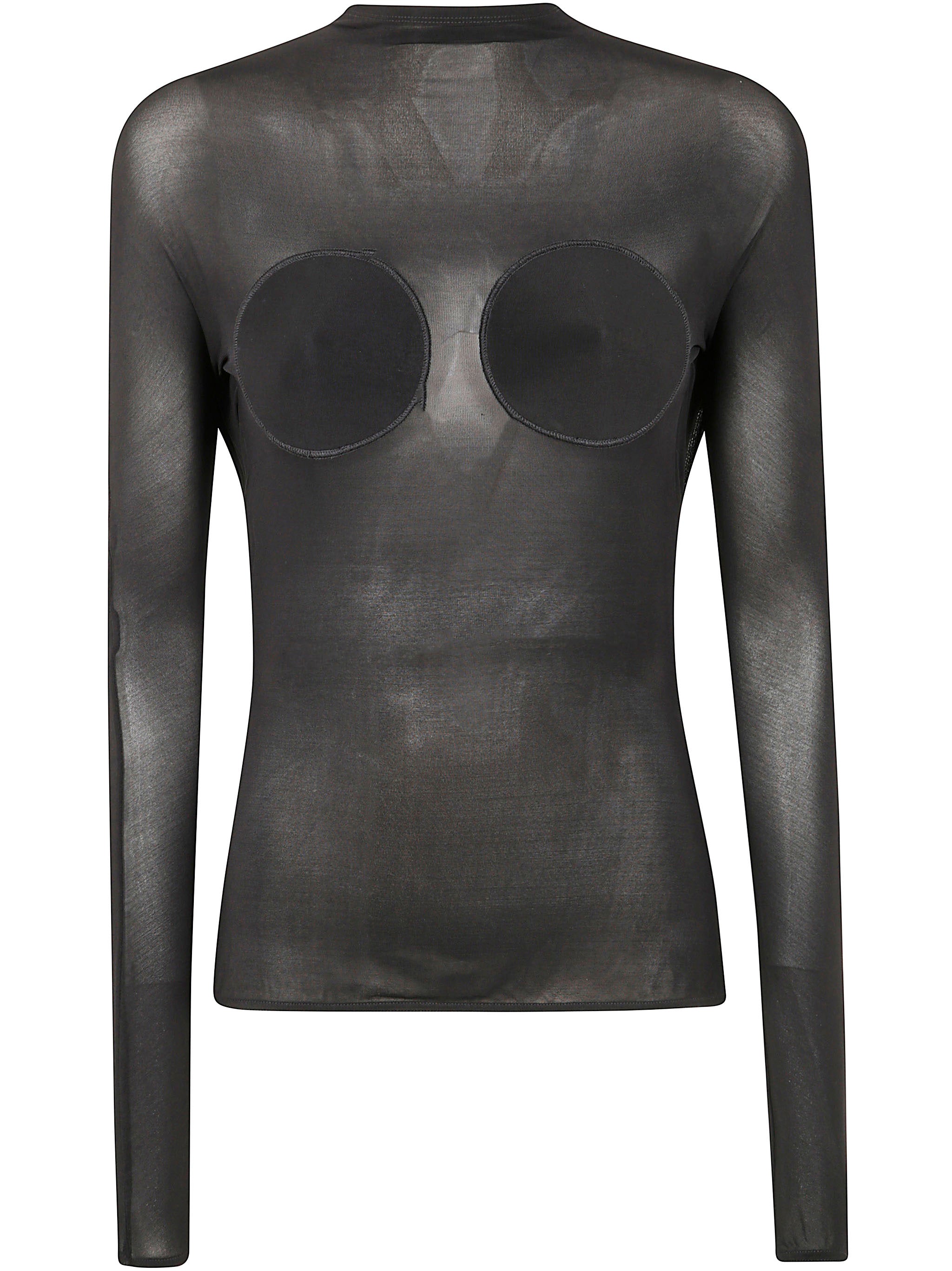 JEAN PAUL GAULTIER Backless Mini T-Shirt with Covered Cup Detail