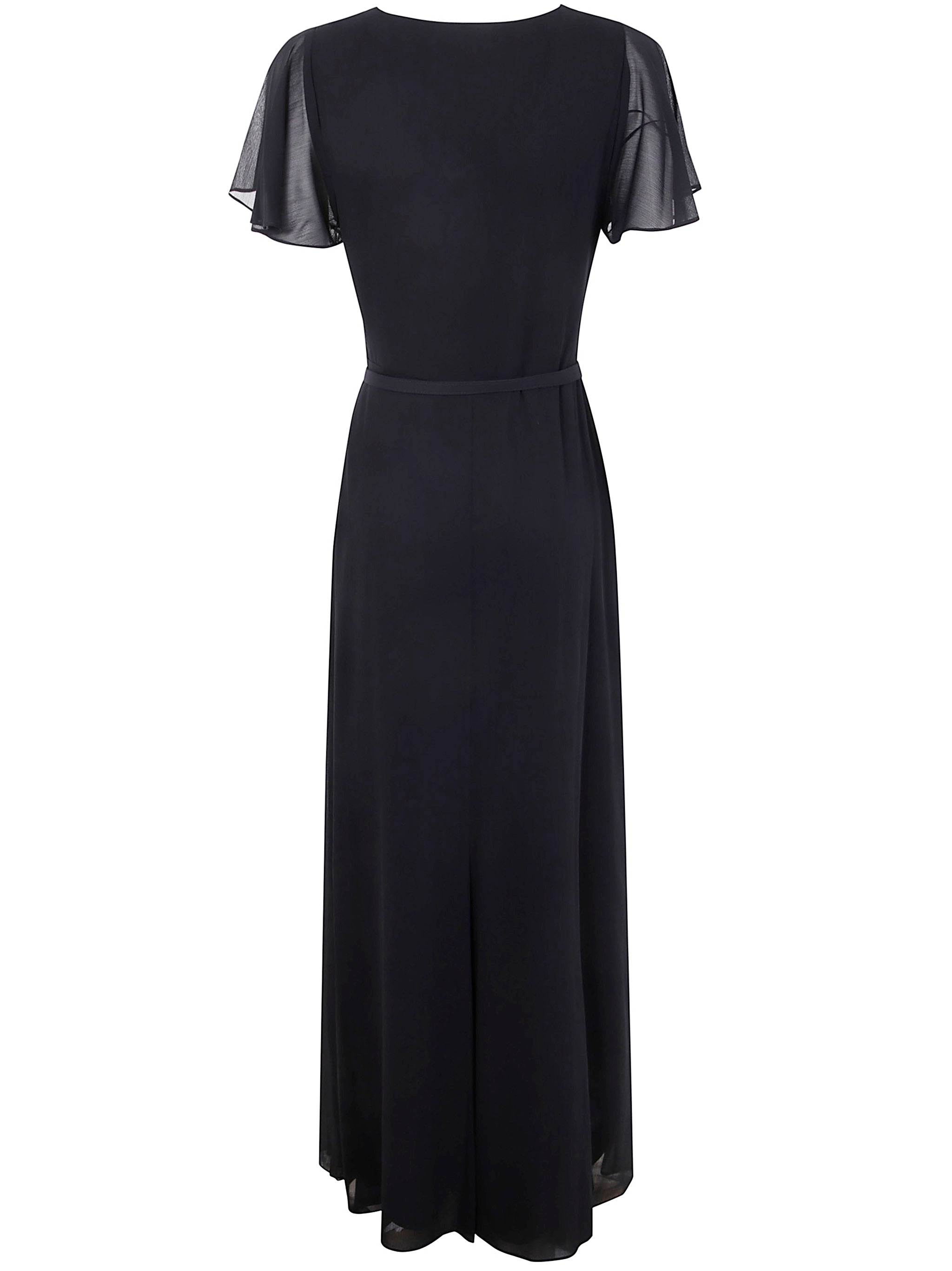 LAUREN RALPH LAUREN Short Sleeve Gown Dress