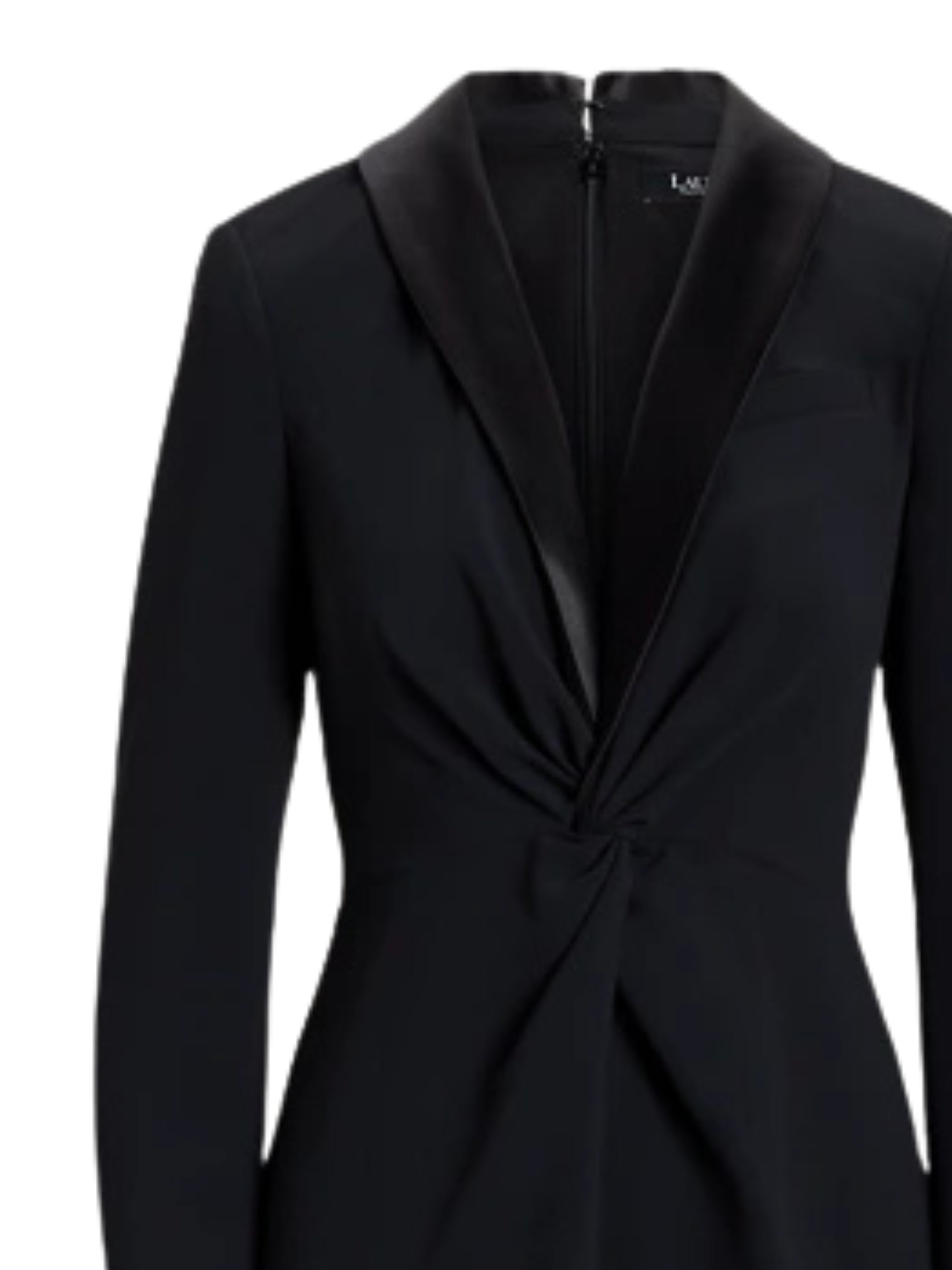 LAUREN RALPH LAUREN Elegant Short Long Sleeve Cocktail Dress