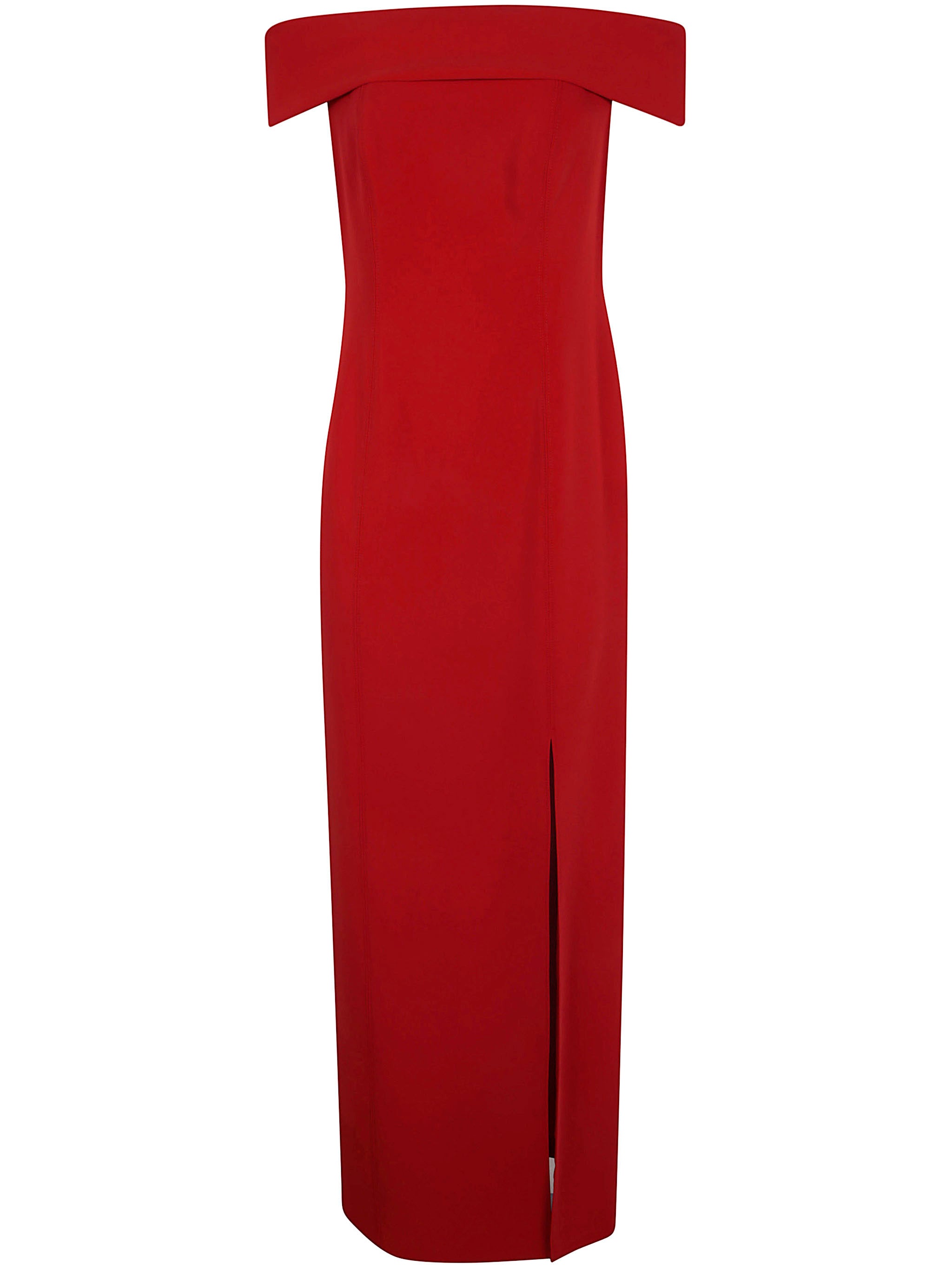 LAUREN RALPH LAUREN Elegant Short Sleeves Gown Long Dress