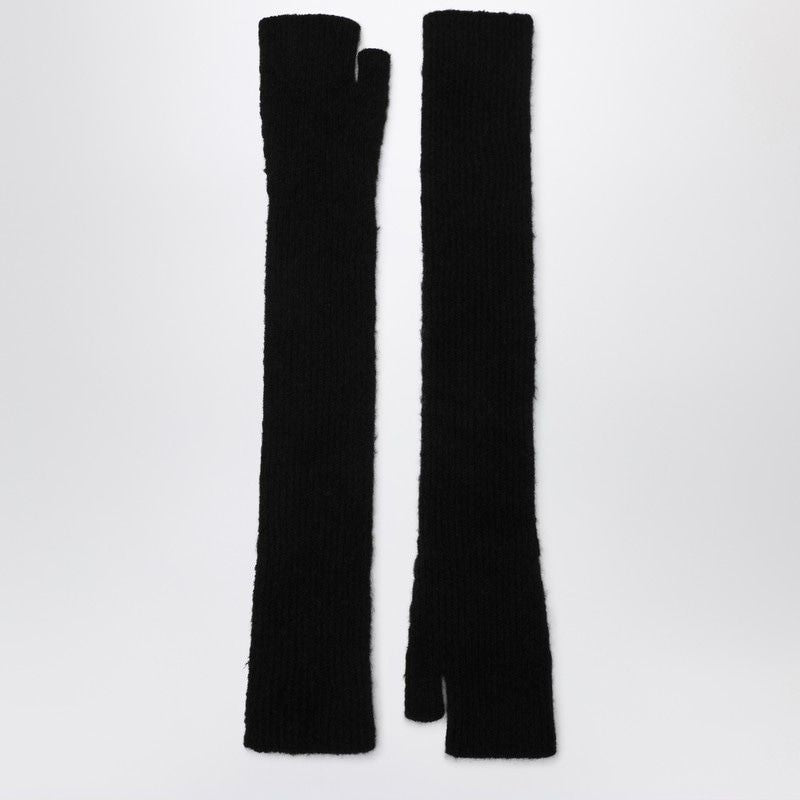 ROBERTO COLLINA Long Fingerless Cashmere and Silk Blend Gloves