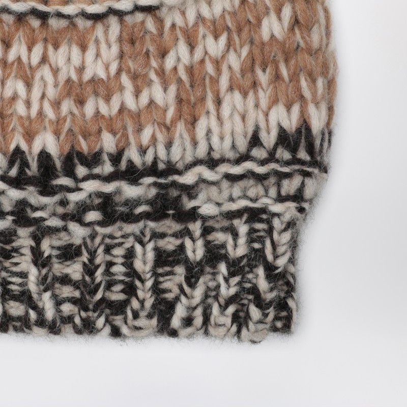 ROBERTO COLLINA Mouliné-Effect Beanie for Women