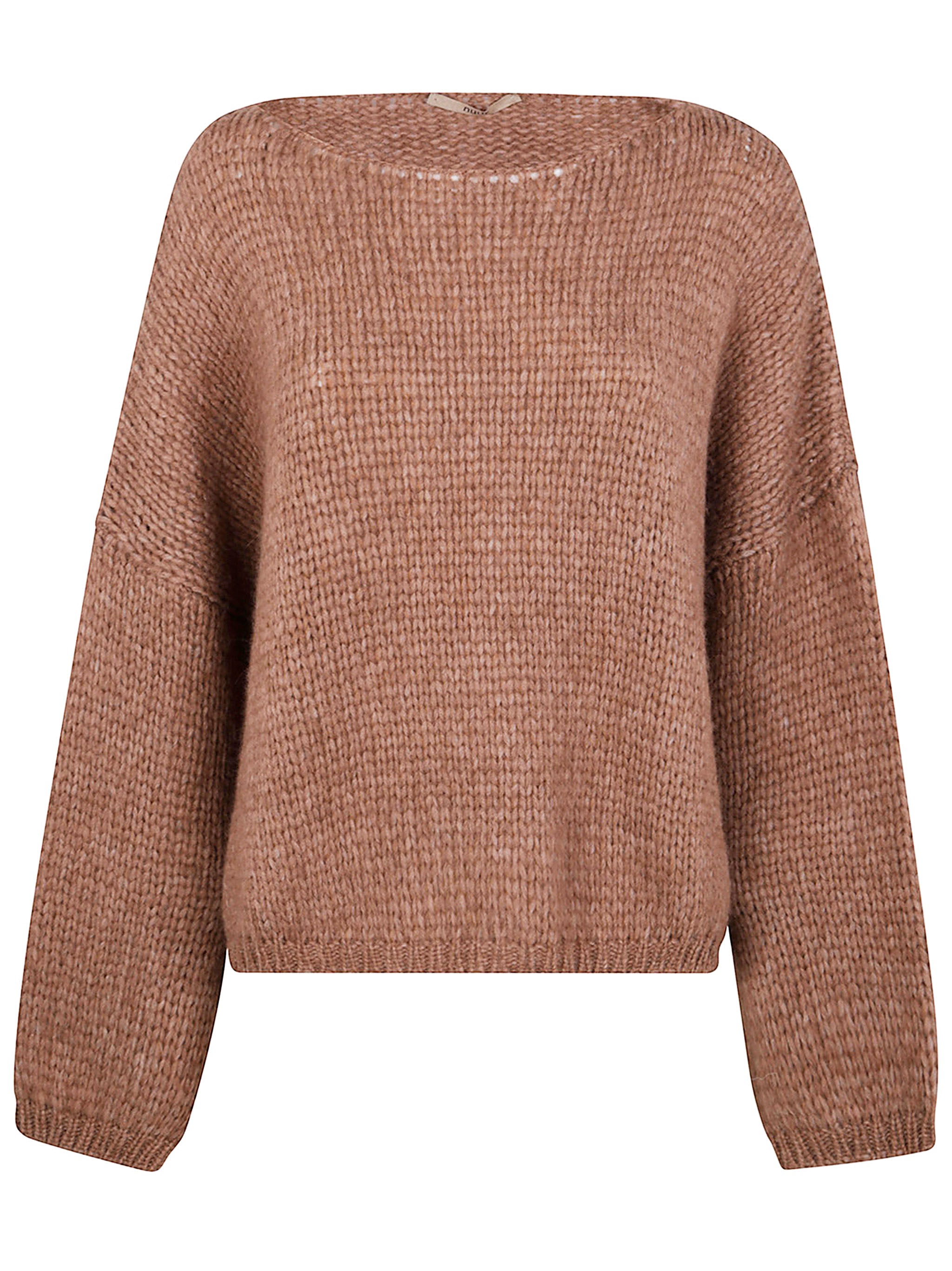 NUUR Long Sleeves Boat Neck Sweater