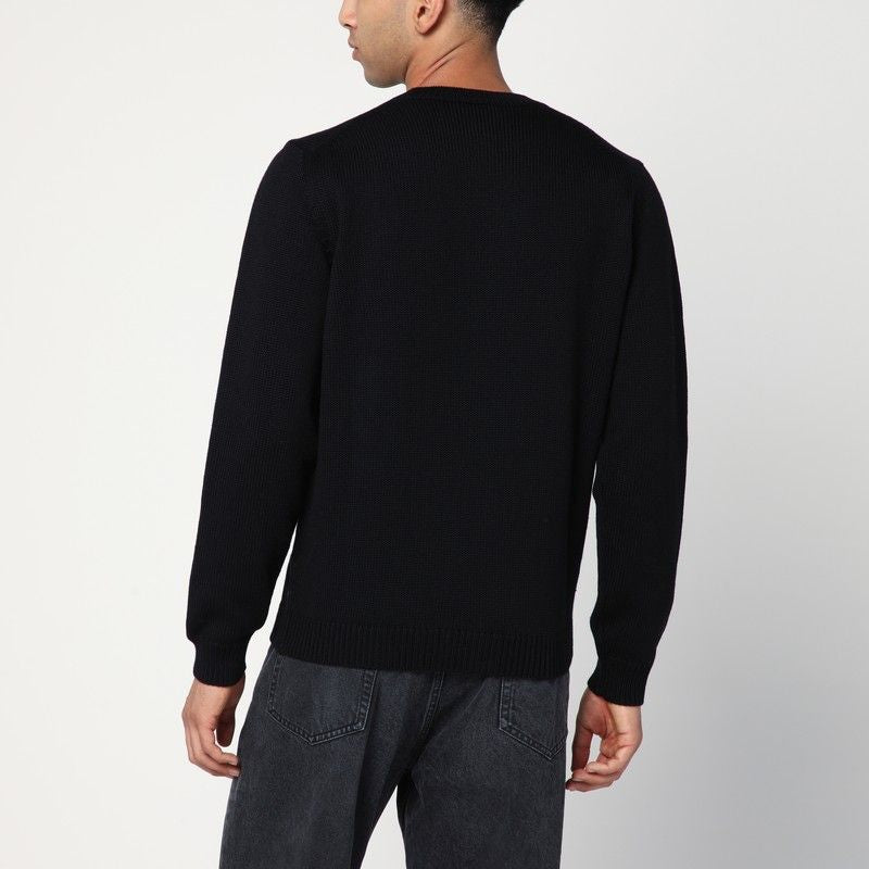 ROBERTO COLLINA Crew Neck Wool Sweater - Size S