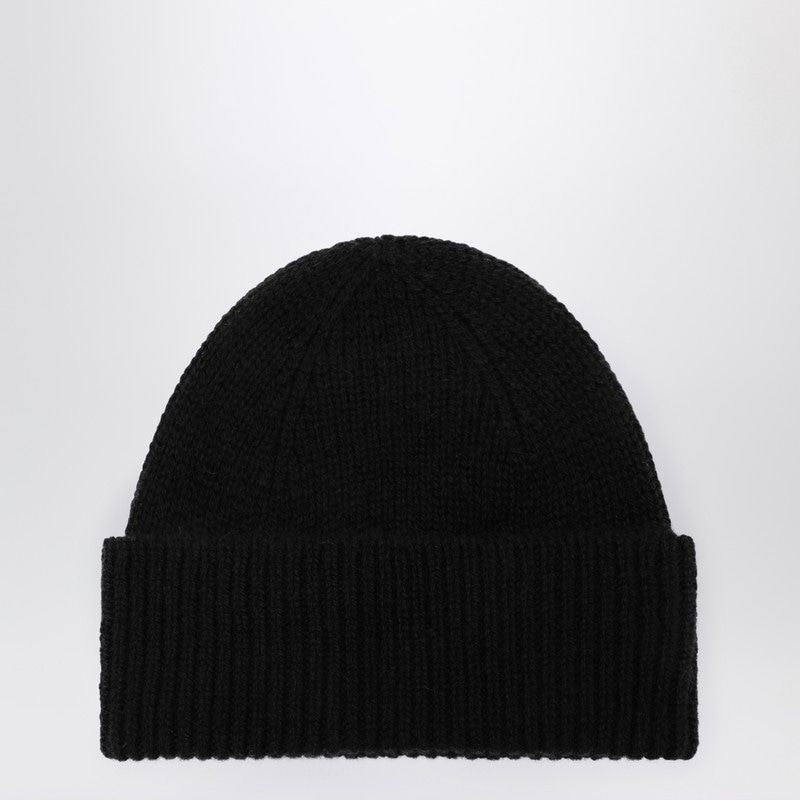 ROBERTO COLLINA Cashmere Beanie with Ribbed Cuff