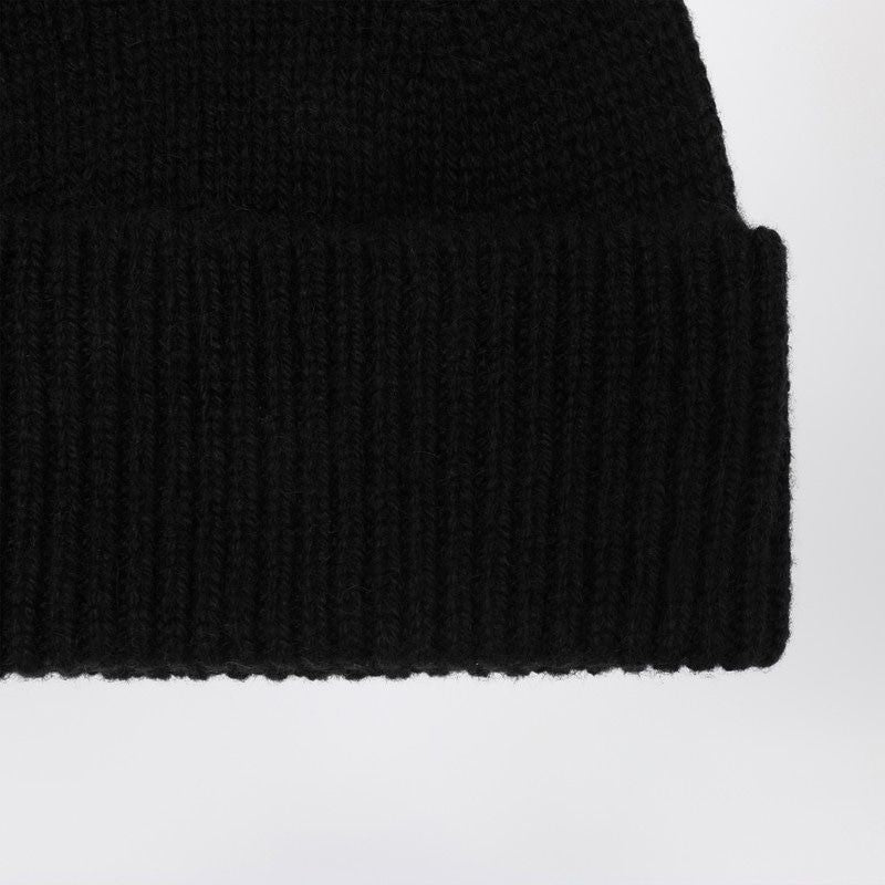 ROBERTO COLLINA Cashmere Beanie with Ribbed Cuff