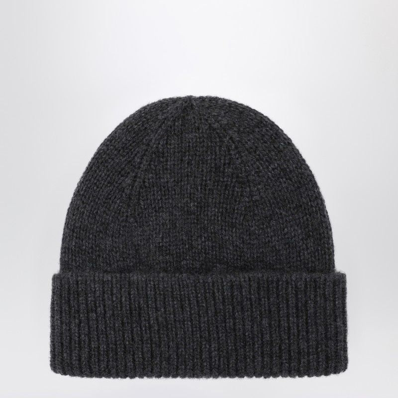 ROBERTO COLLINA Cashmere Beanie with Ribbed Cuff