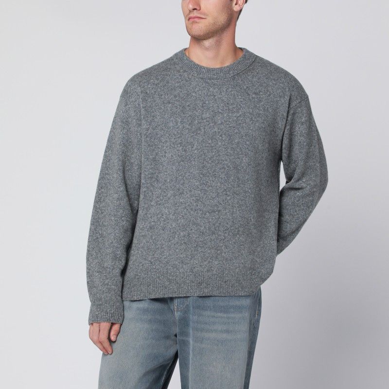 ROBERTO COLLINA Wool Blend Crewneck Sweater for Men
