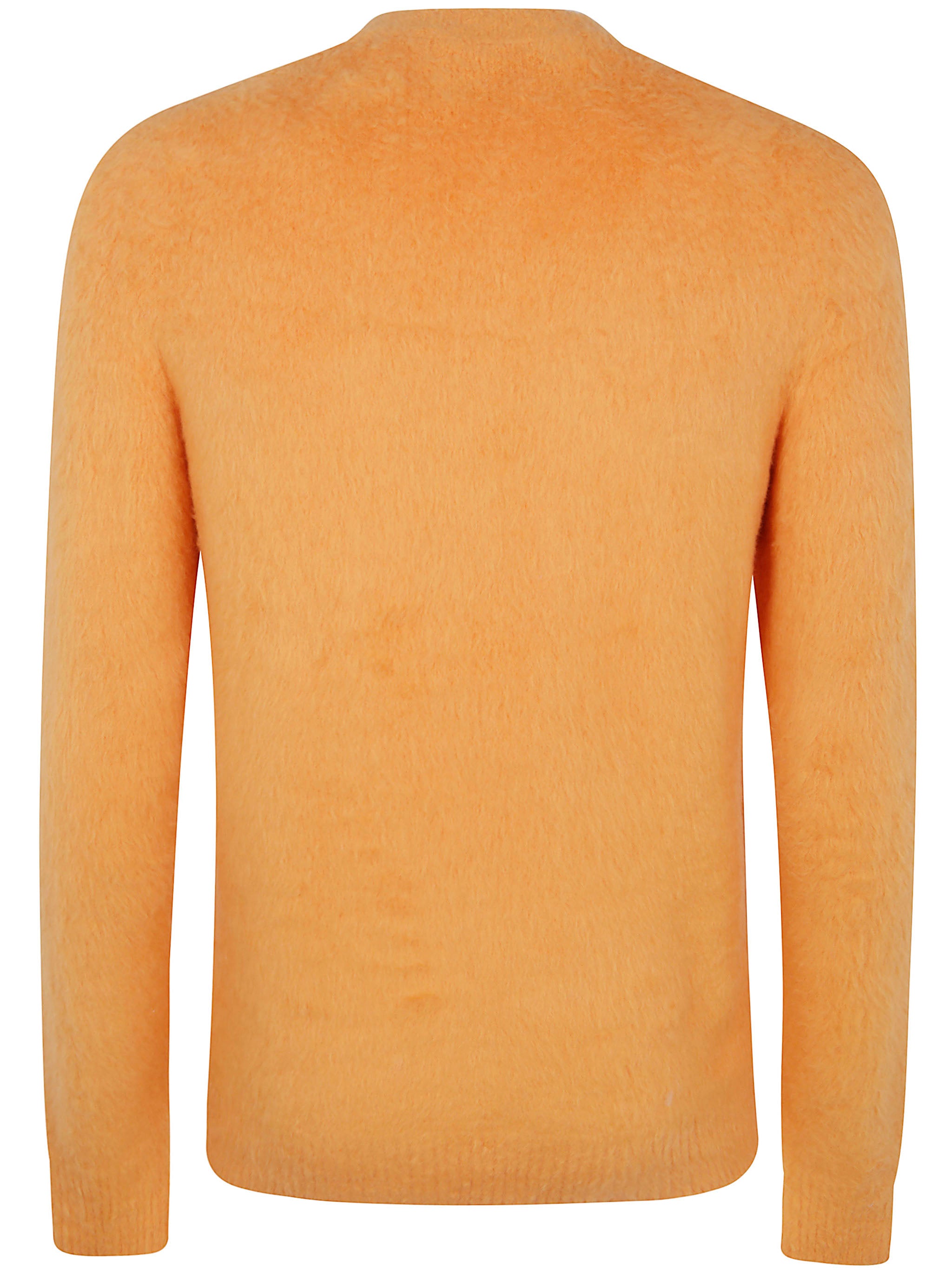 NUUR Men's Long Sleeve Pressed Gauze Round Neck Sweater