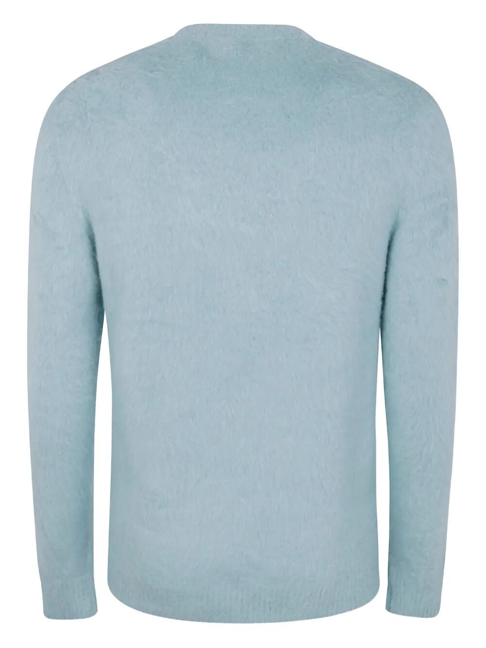 NUUR Men's Long Sleeve Pressed Gauze Round Neck Sweater