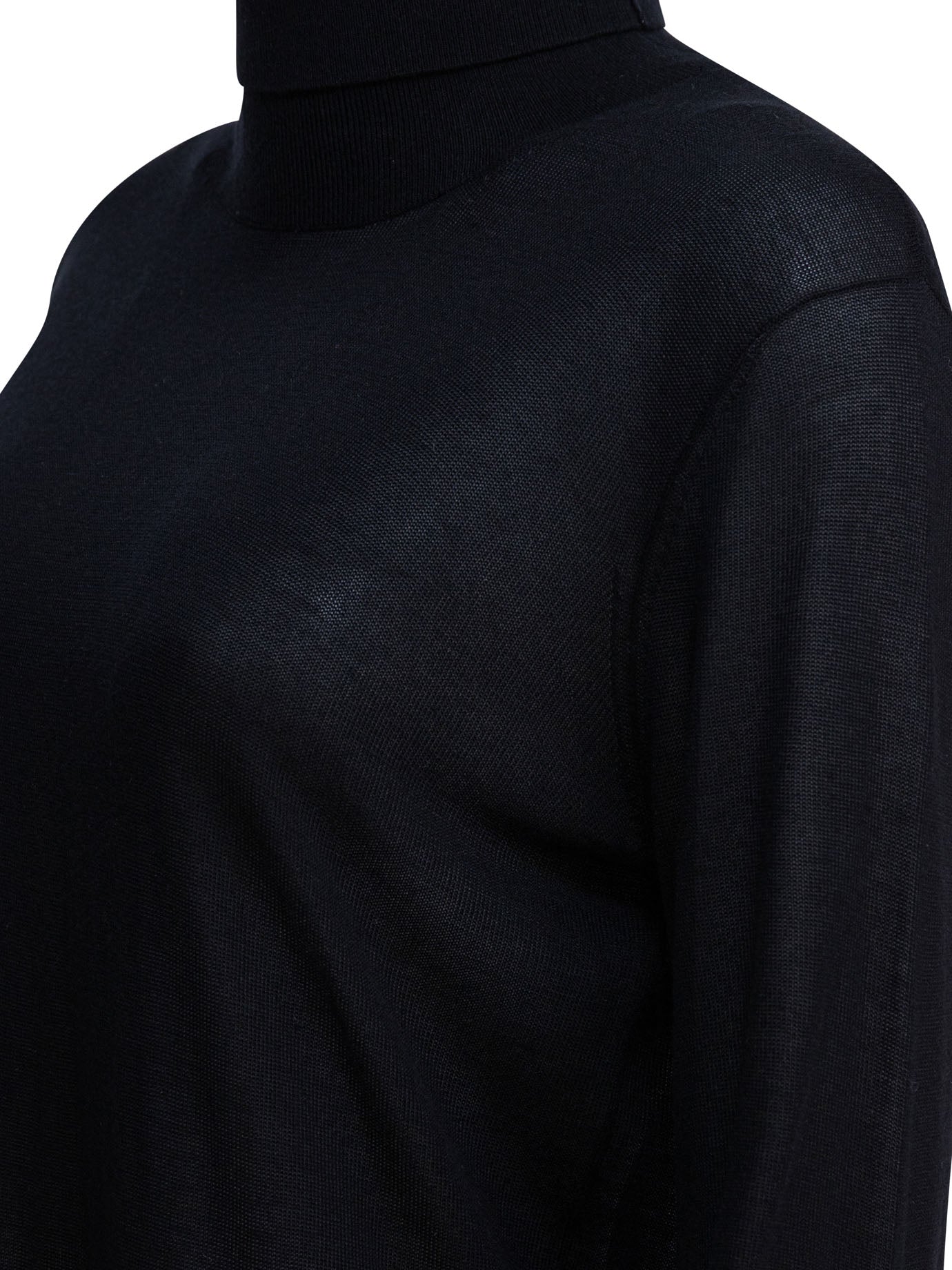 TOTEME Slit Sleeve Turtleneck Sweater