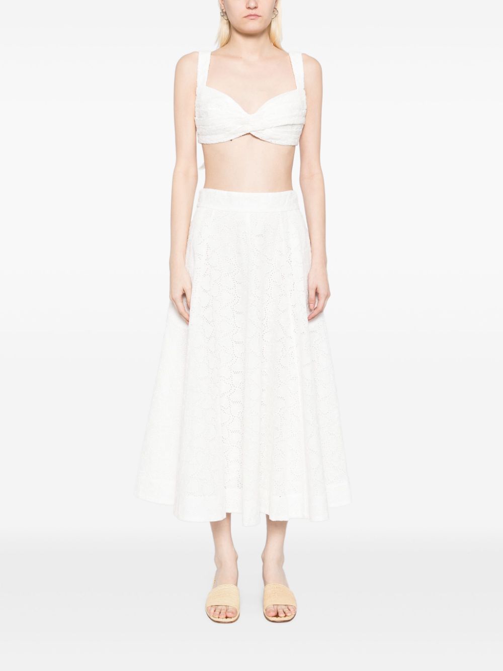 ZIMMERMANN Cotton Midi Skirt for Women