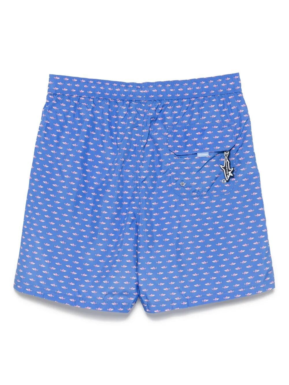 PAUL & SHARK Shark Print Mini Swim Shorts