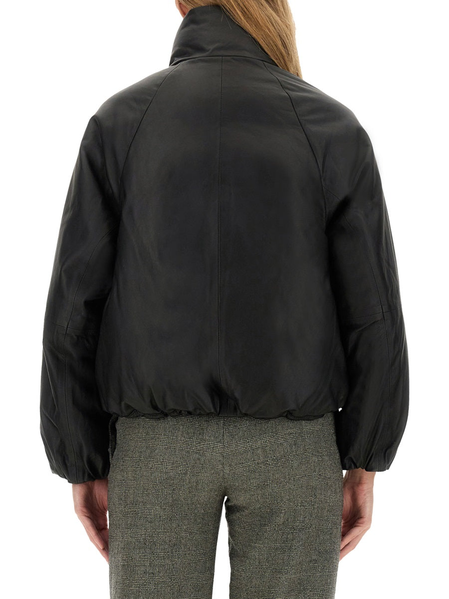 ALYSI Stylish Leather Jacket - Size 40