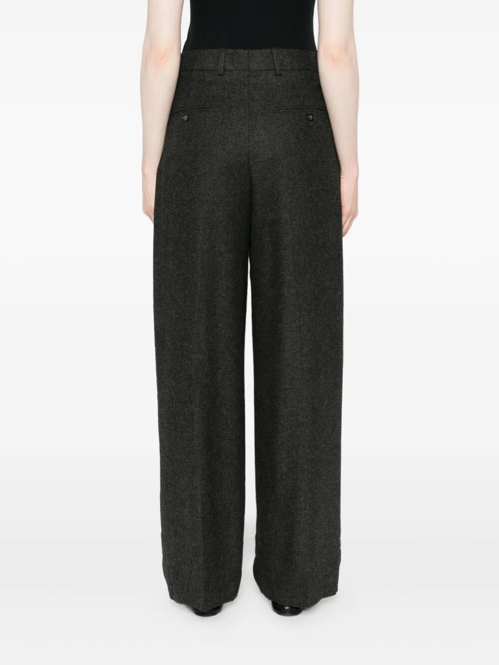 TOTEME Wide Flannel Trousers for Women