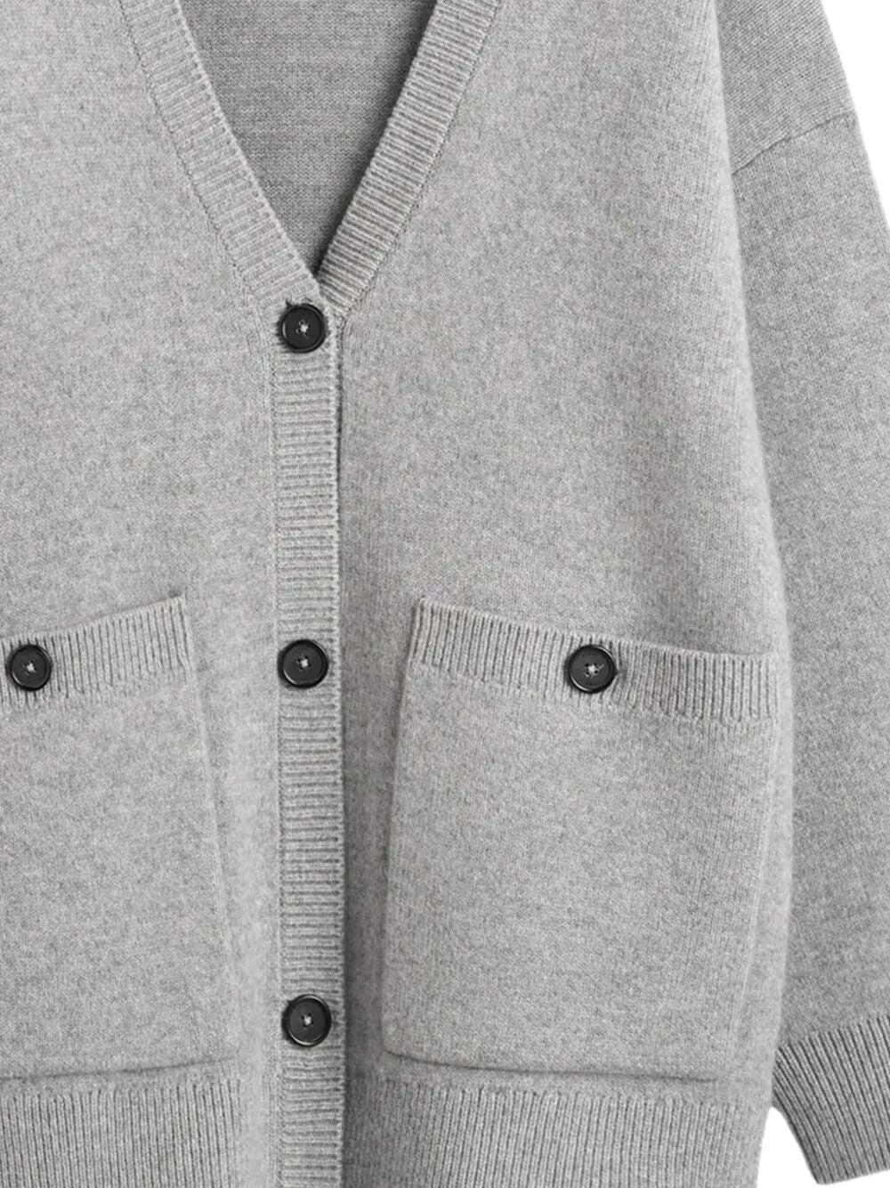 TOTEME Longline Cashmere Merino Cardigan