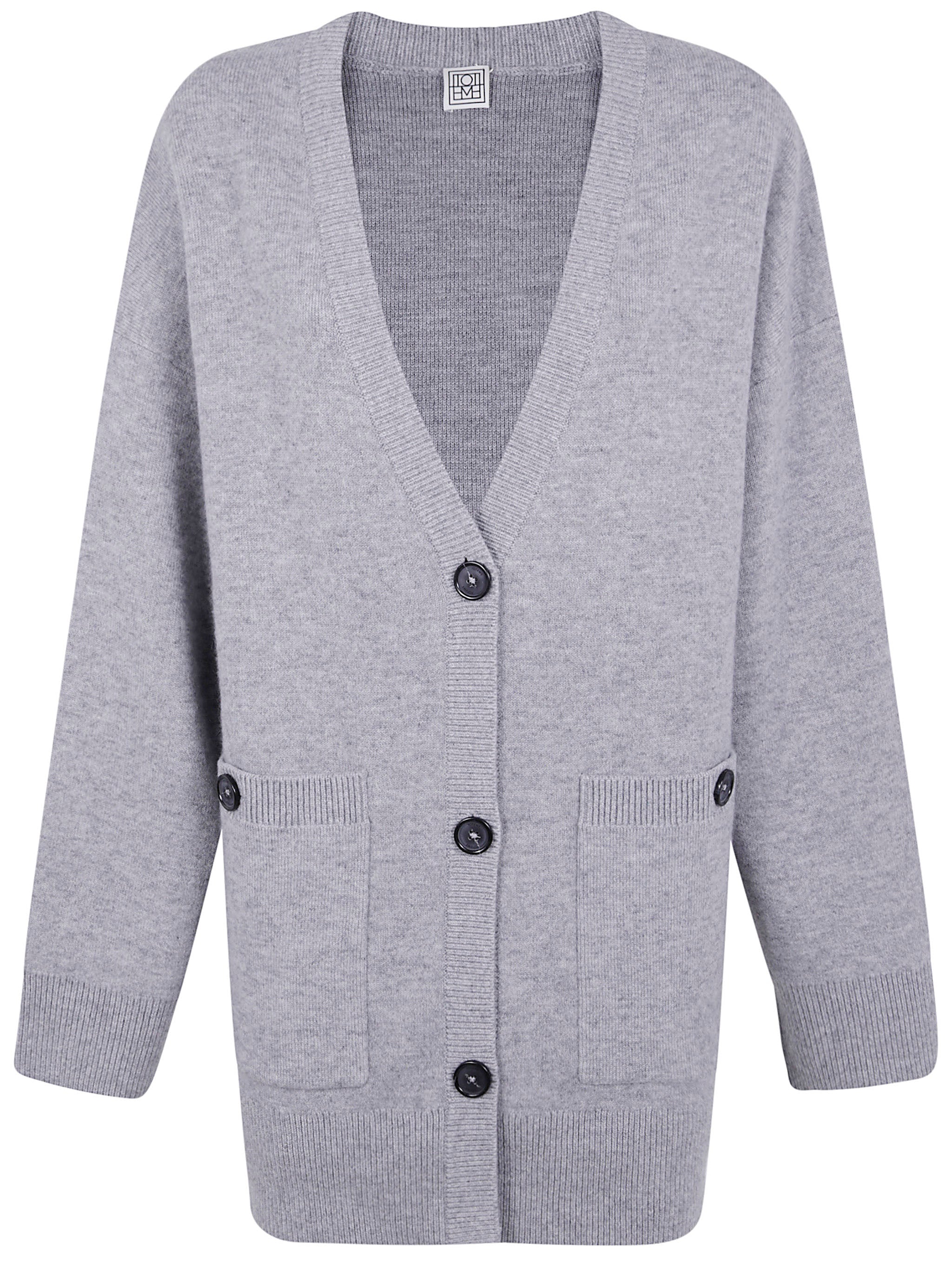 TOTEME Longline Cashmere Merino Cardigan