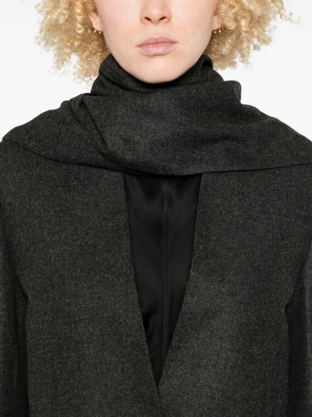 TOTEME Viscose Wool Scarf Blazer