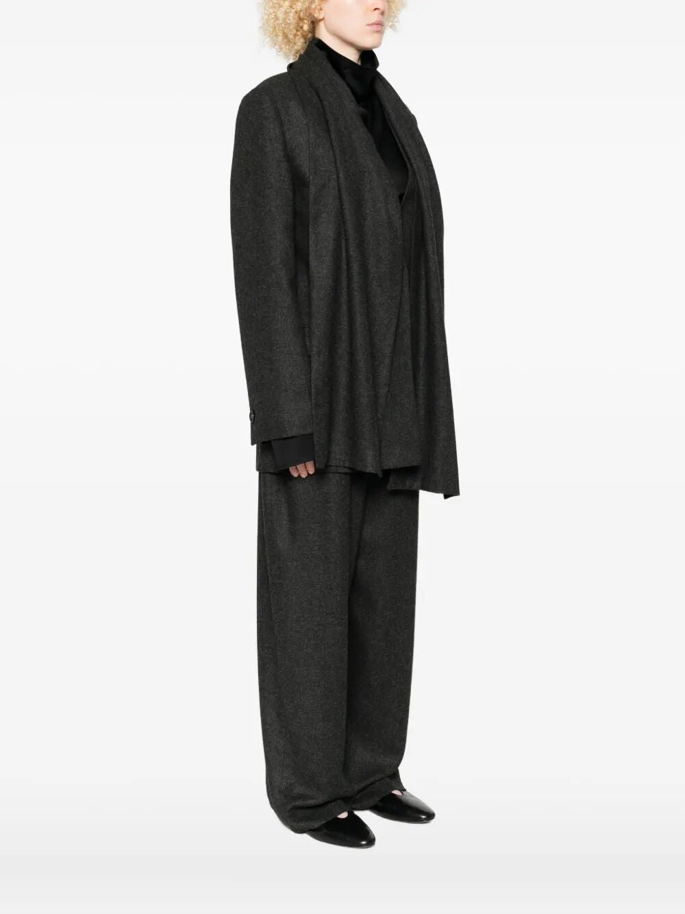 TOTEME Viscose Wool Scarf Blazer