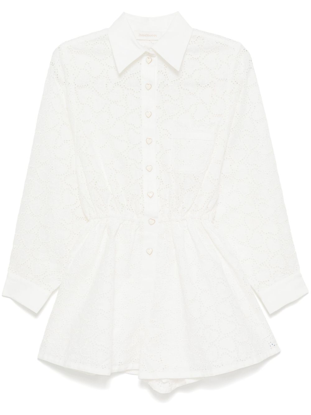 ZIMMERMANN Crush Linen Playsuit
