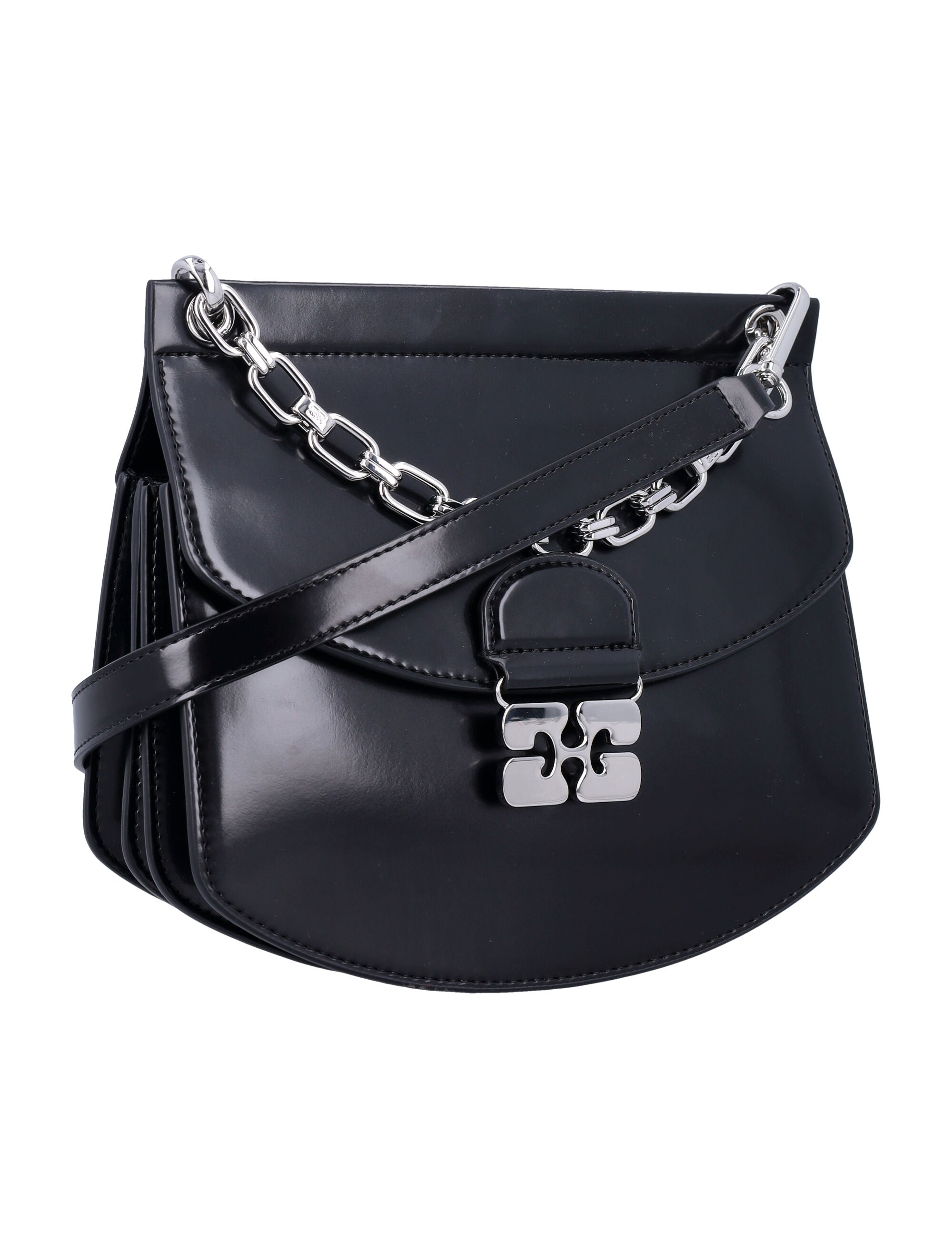 GANNI Mini Crossbody Chain Handbag
